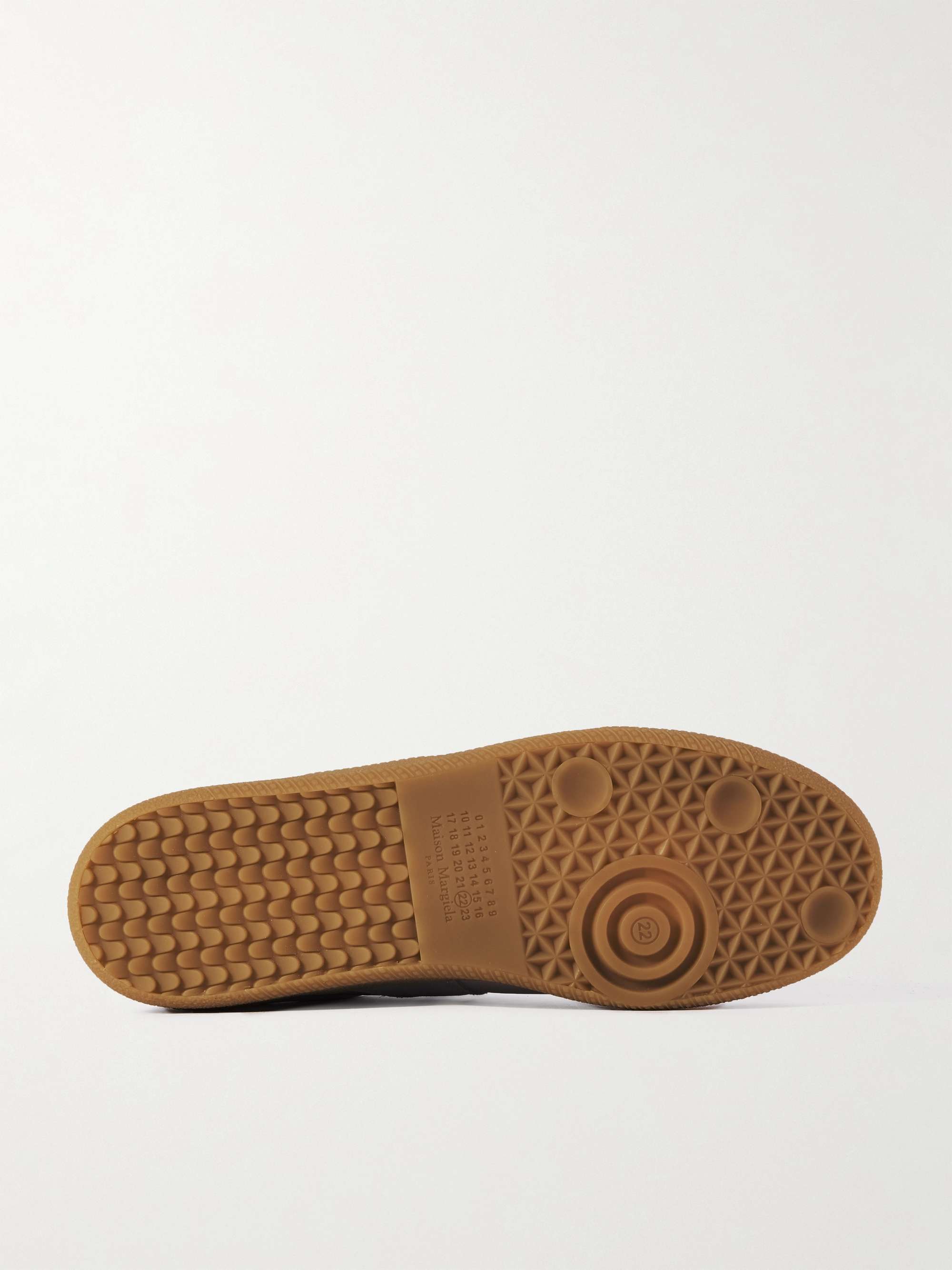 MAISON MARGIELA Replica Leather and Suede Sneakers