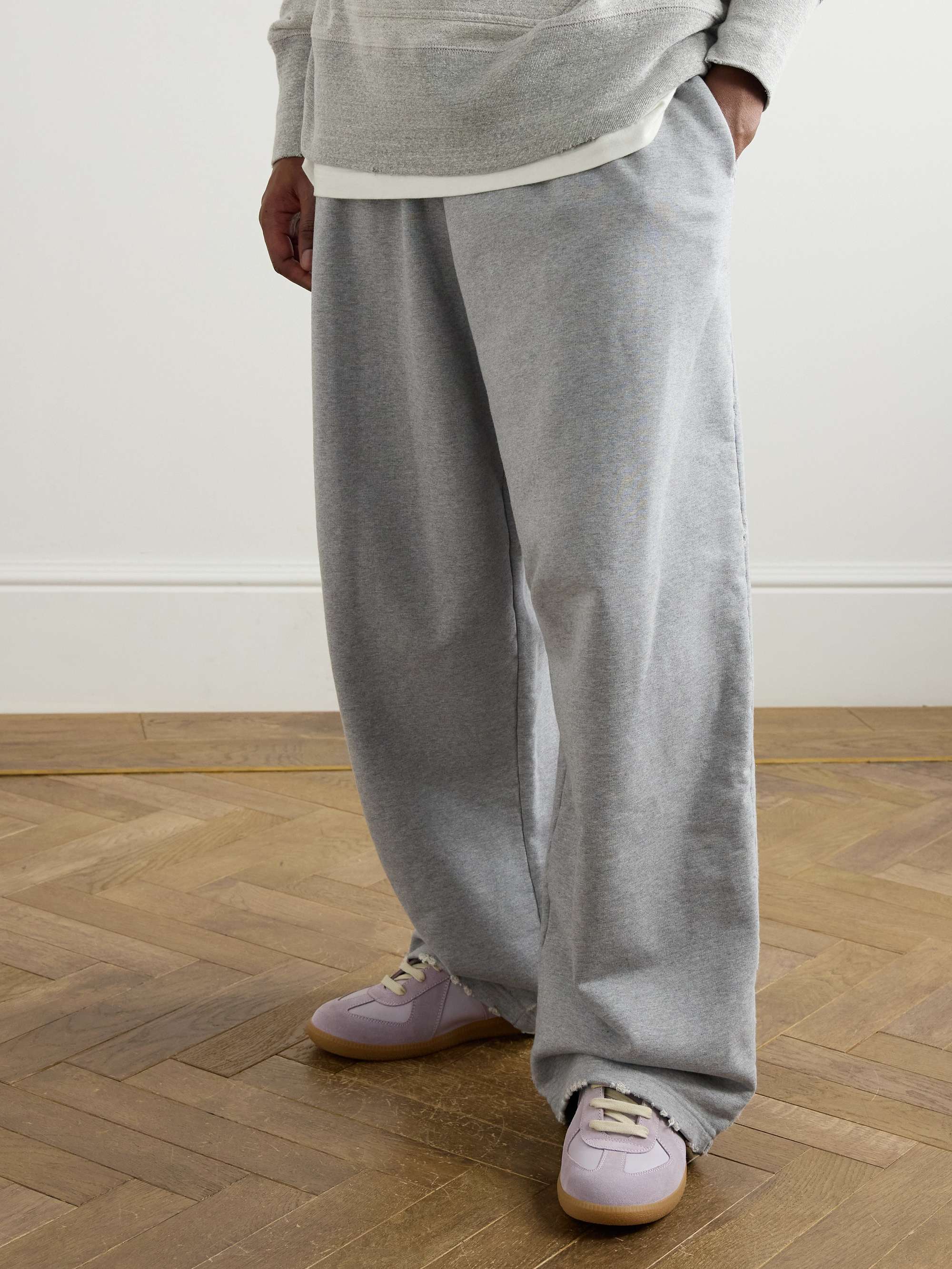 MAISON MARGIELA Replica Leather and Suede Sneakers