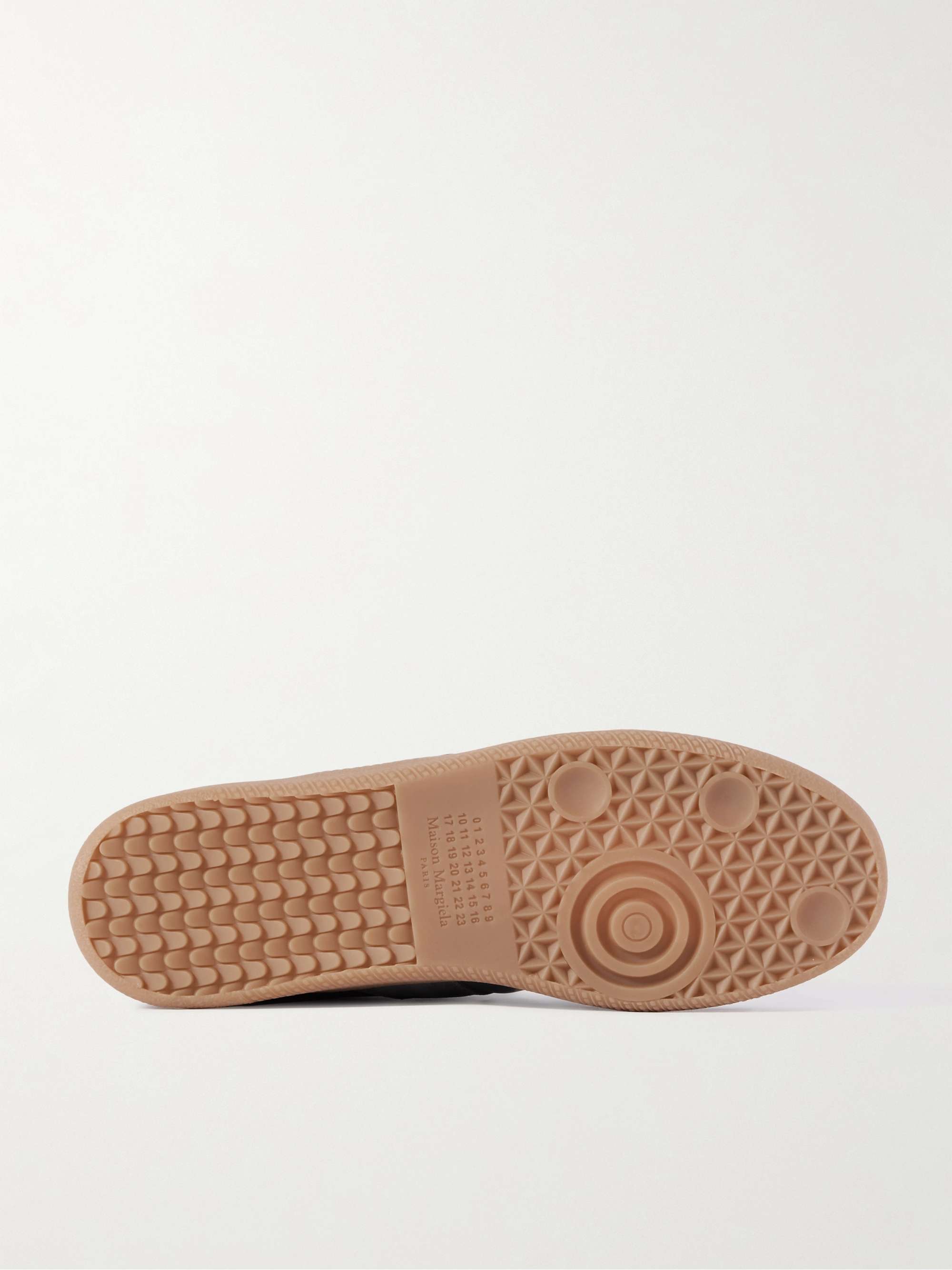 MAISON MARGIELA Replica Leather and Suede Sneakers