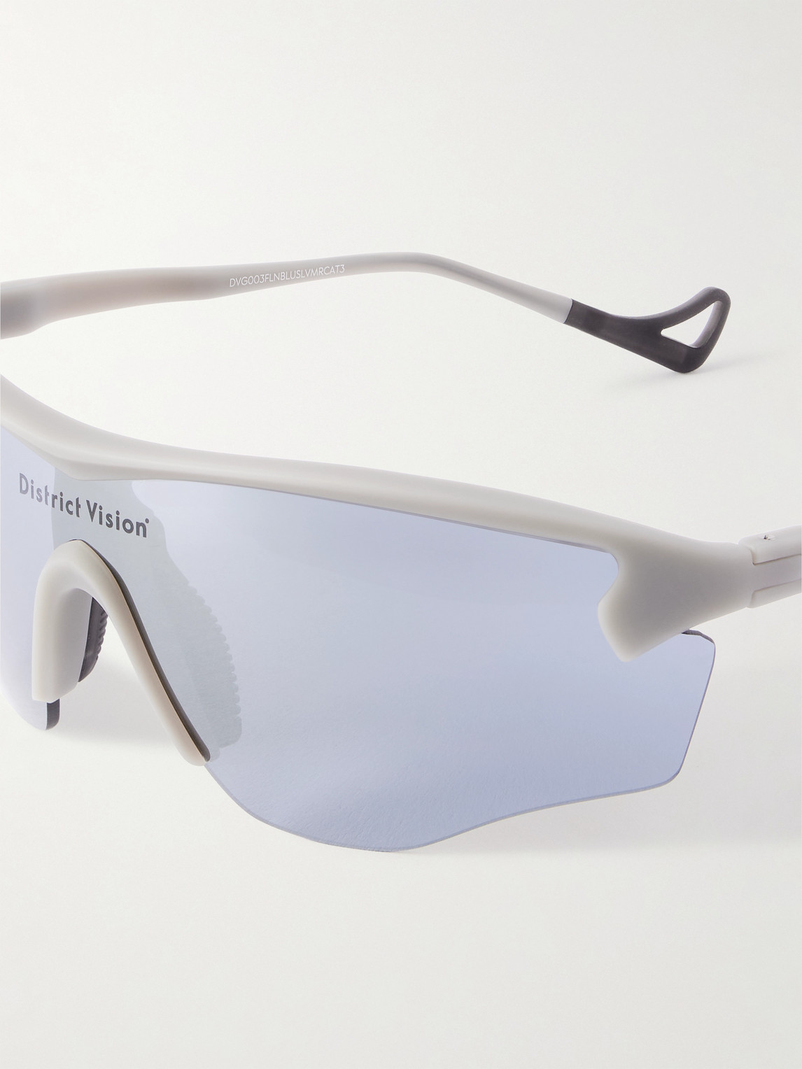 District Vision Junya Racer D-frame Polycarbonate Sunglasses In Gray