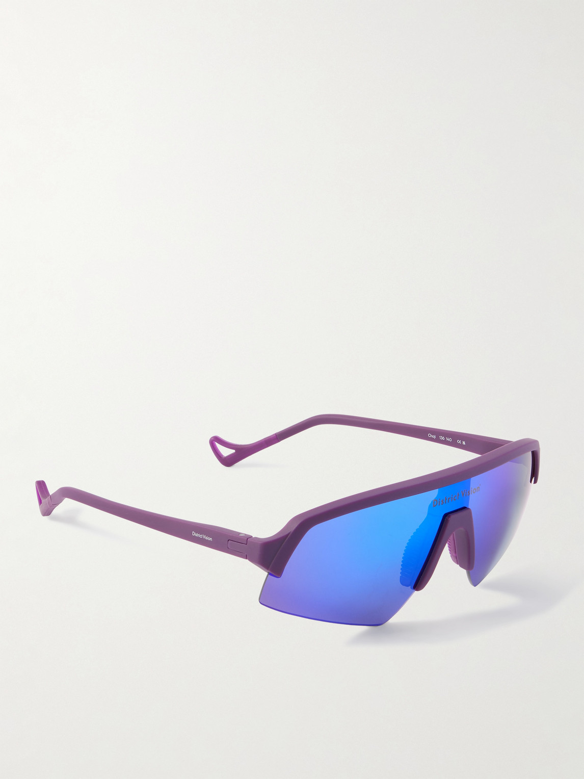 District Vision Choji Turbo Blade D-frame Tr90 Sunglasses In Blue