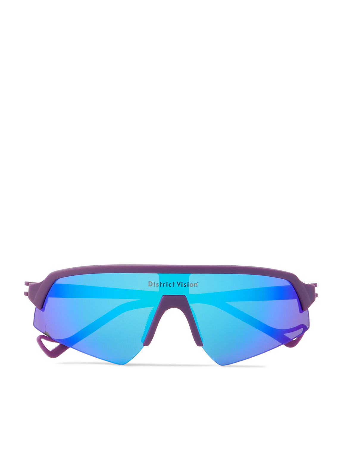District Vision Choji Turbo Blade D-frame Tr90 Sunglasses In Blue