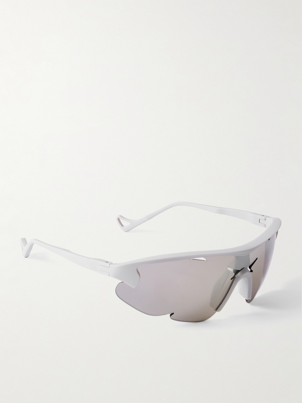 District Vision Post Archive Faction Junya Racer D-frame Polycarbonate And Titanium Sunglasses In Silver
