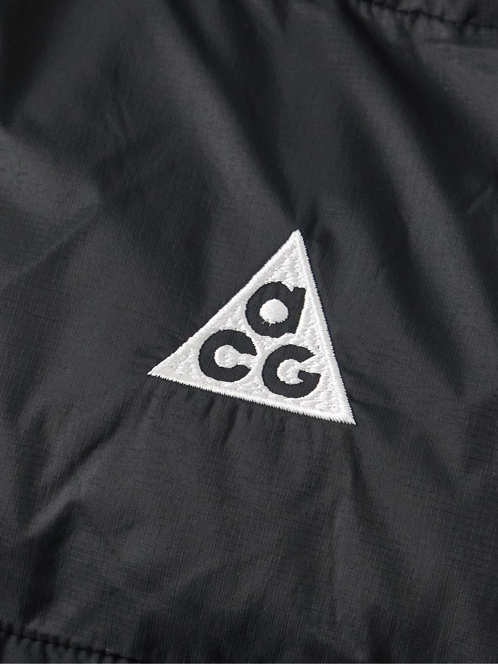 NIKE ACG Lunar Lake Logo-Embroidered Quilted Therma-FIT ADV NIKE ACG Lunar Lake Logo-Embroidered Quilted Therma-FIT ADV