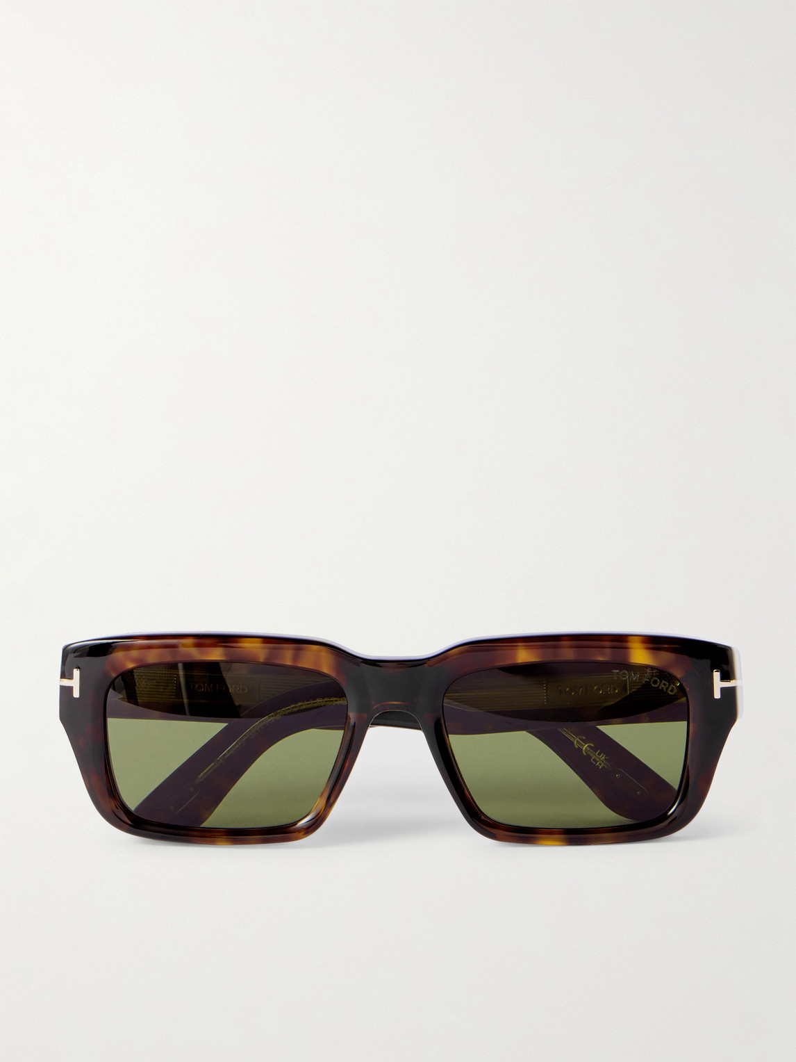 Tom Ford Icon Rectangular-Frame Tortoiseshell Acetate Sunglasses - Men