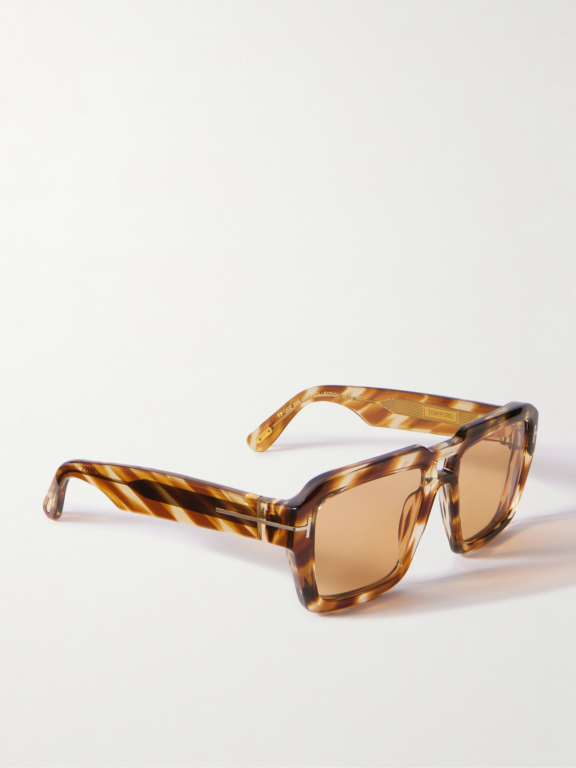 Tom Ford Square-frame Tortoiseshell Acetate Sunglasses In Tortoiseshell