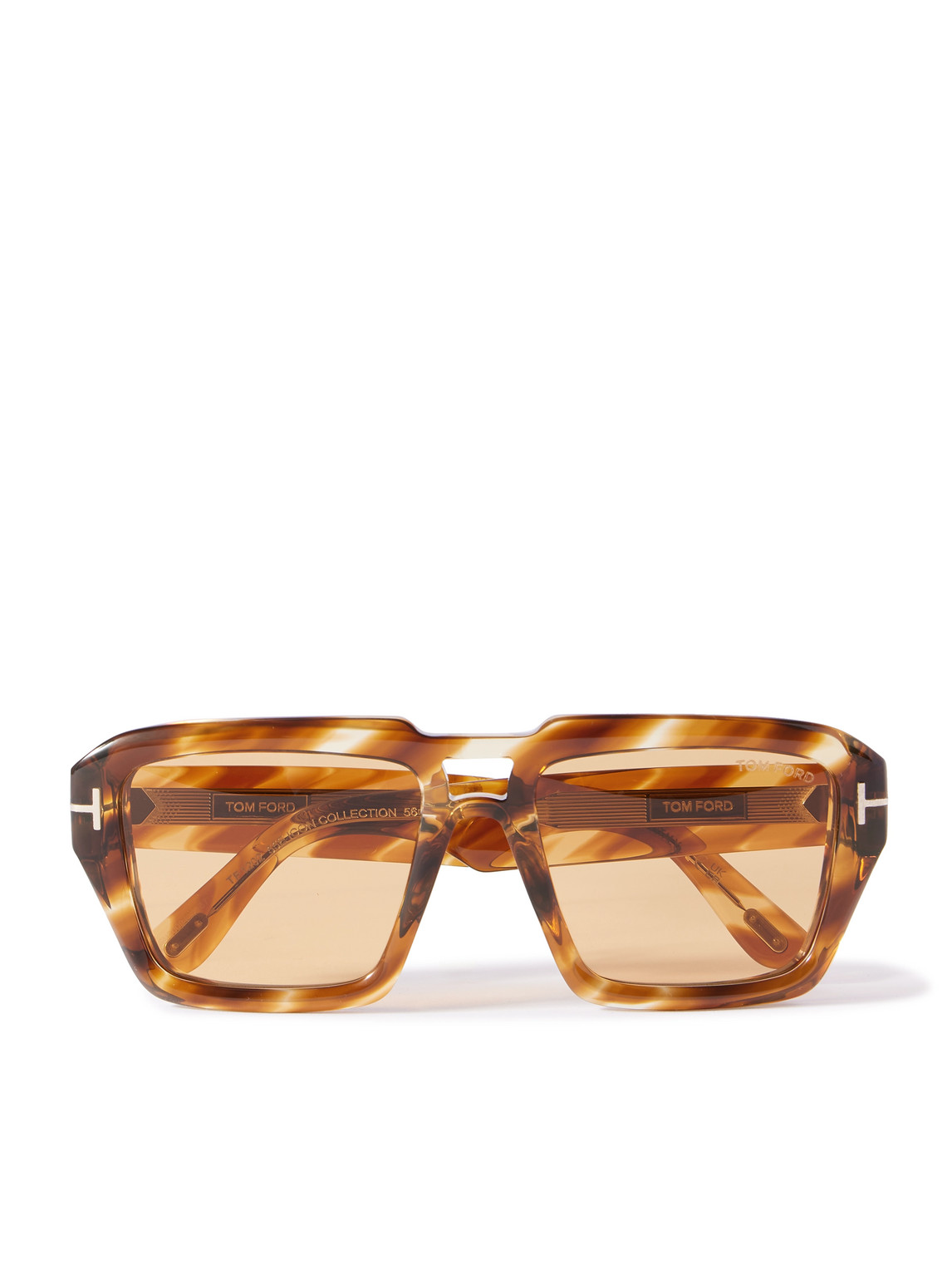 Tom Ford Square-frame Tortoiseshell Acetate Sunglasses