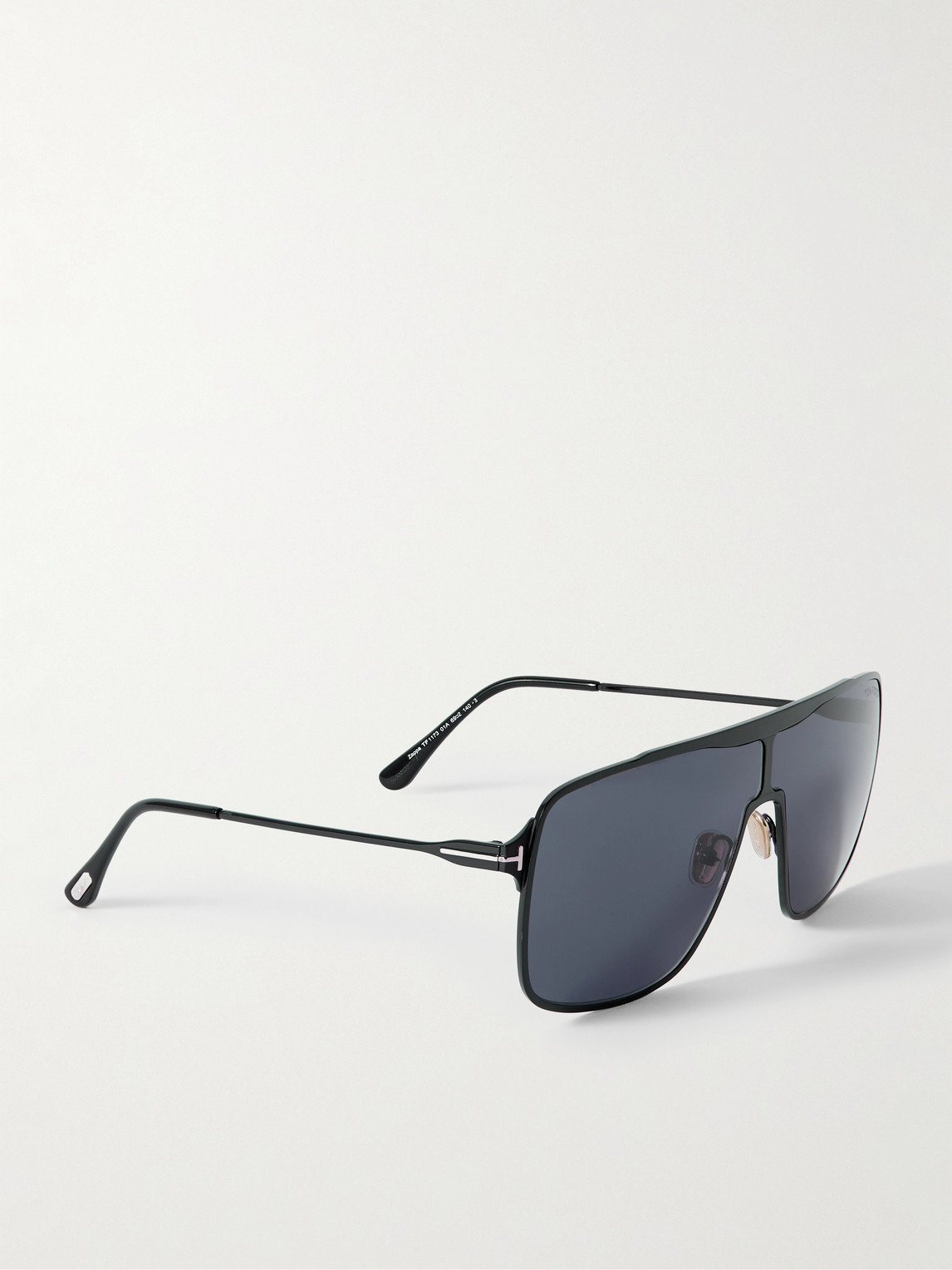 Tom Ford Zappa D-frame Metal Sunglasses In Black