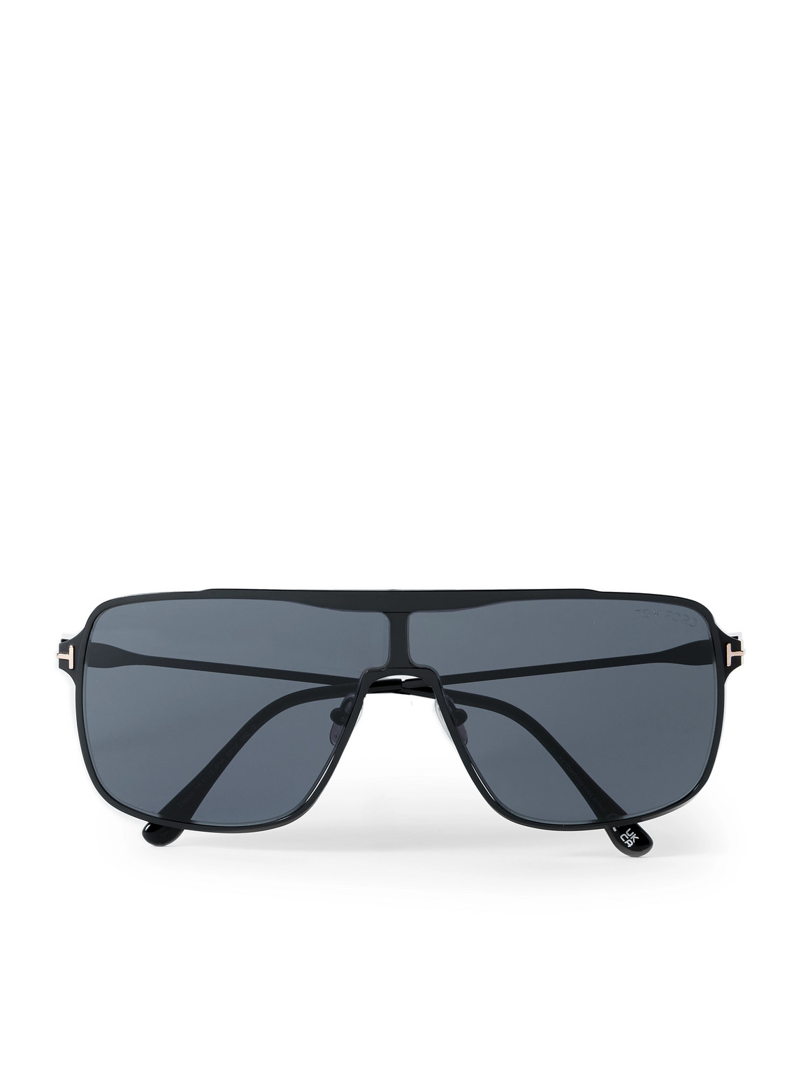 Tom Ford Zappa D-frame Metal Sunglasses In Black