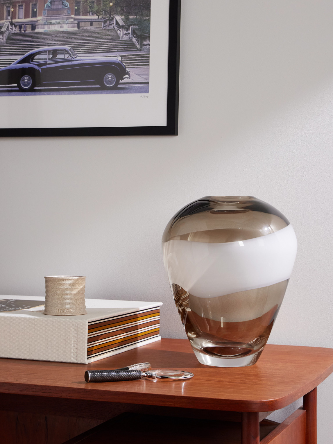 Brunello Cucinelli Murano Glass Vase In Multi
