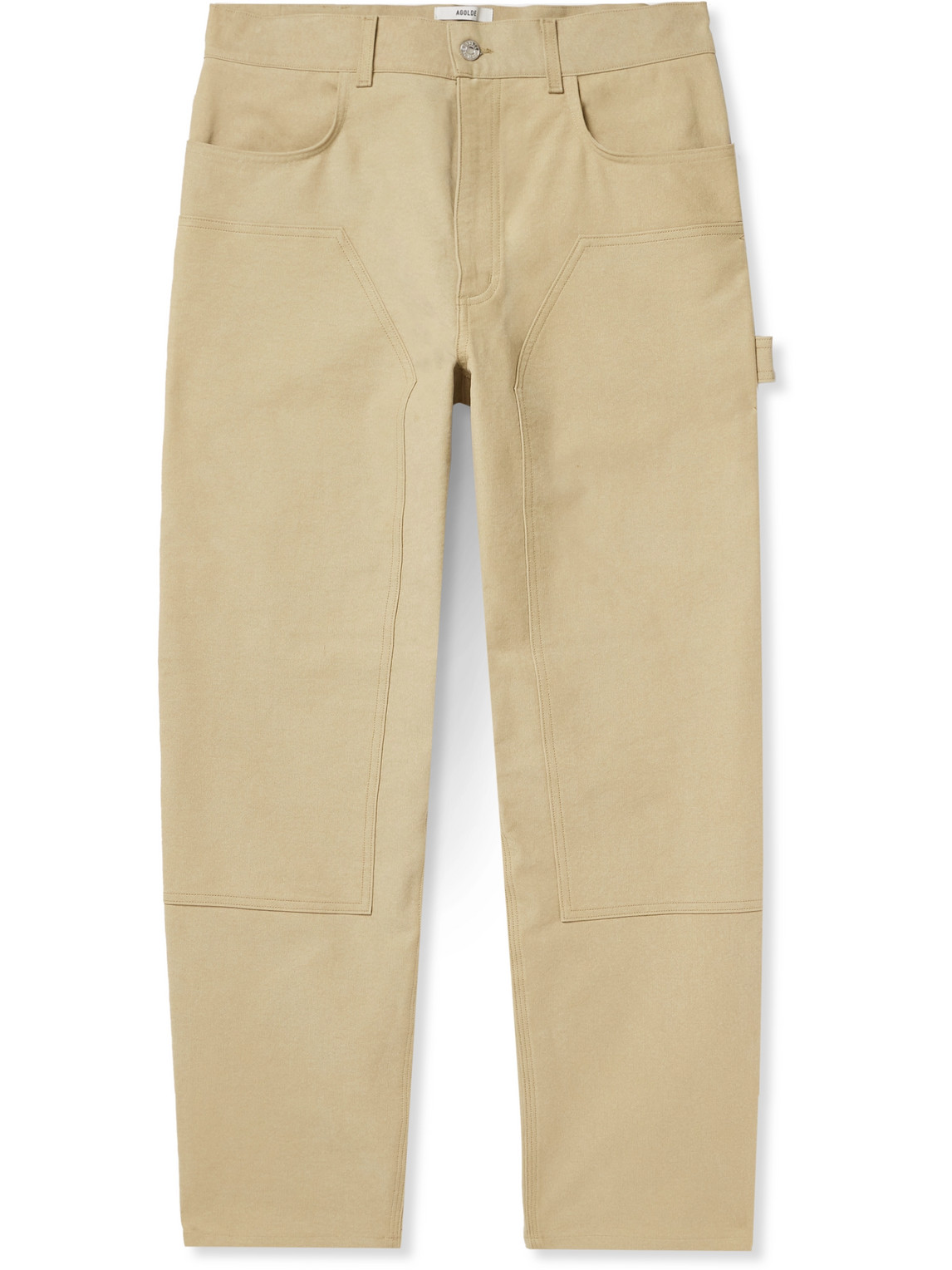 RSVP GALLERY Ewing Straight-Leg Cotton-Twill Carpenter Trousers