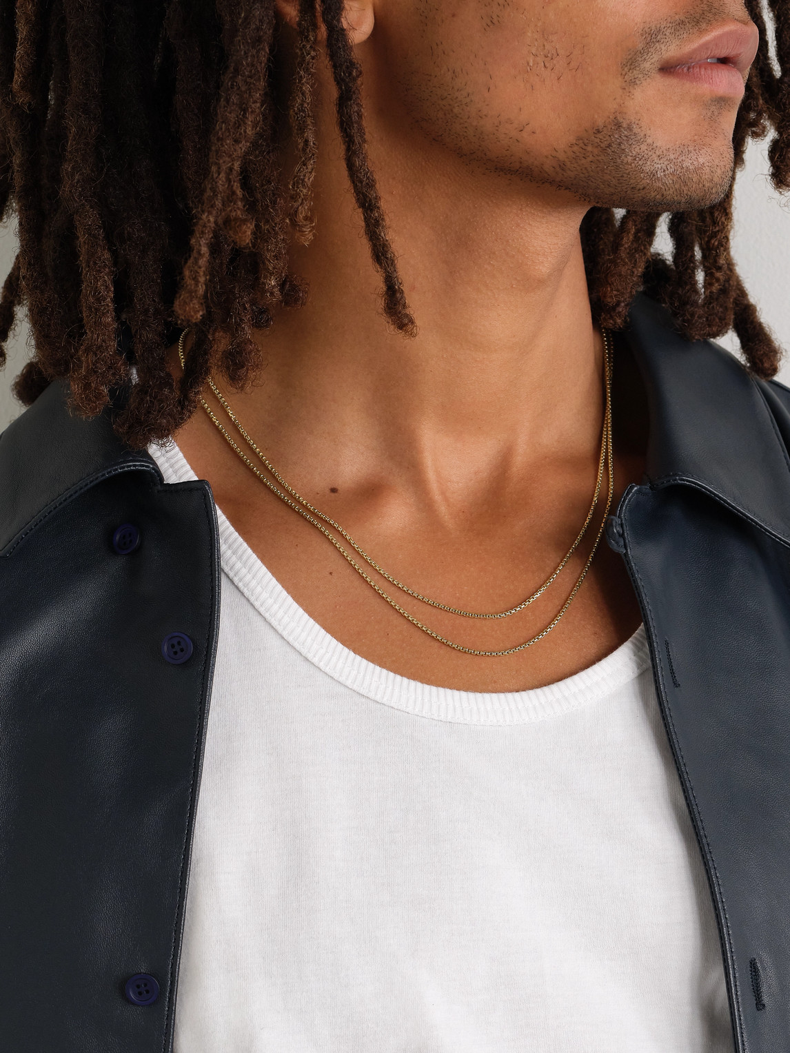 Alex Moss New York 22-inch 14-karat Gold Box Chain Necklace In Gold