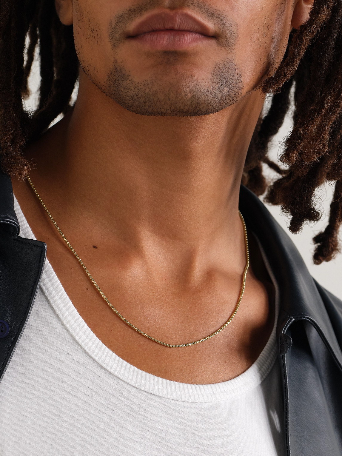 Alex Moss New York 22-inch 14-karat Gold Box Chain Necklace In Gold