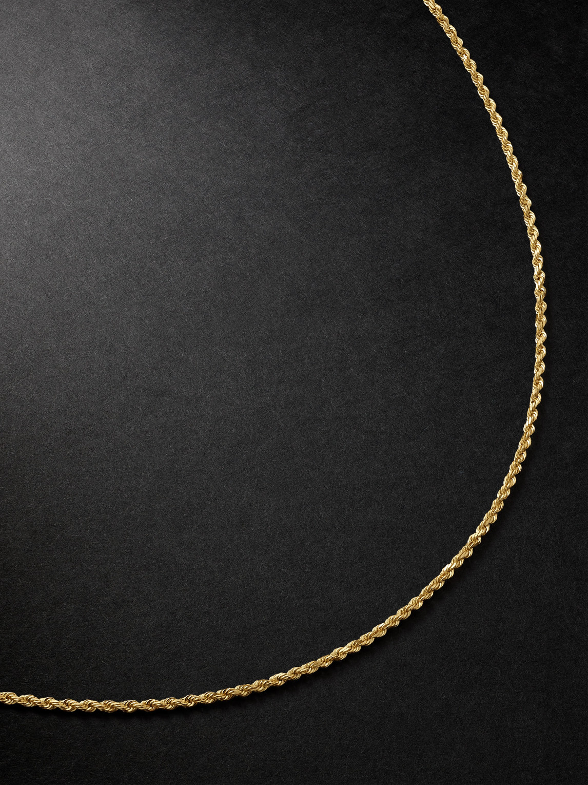 Alex Moss New York 20-inch 14-karat Gold Rope Chain Necklace