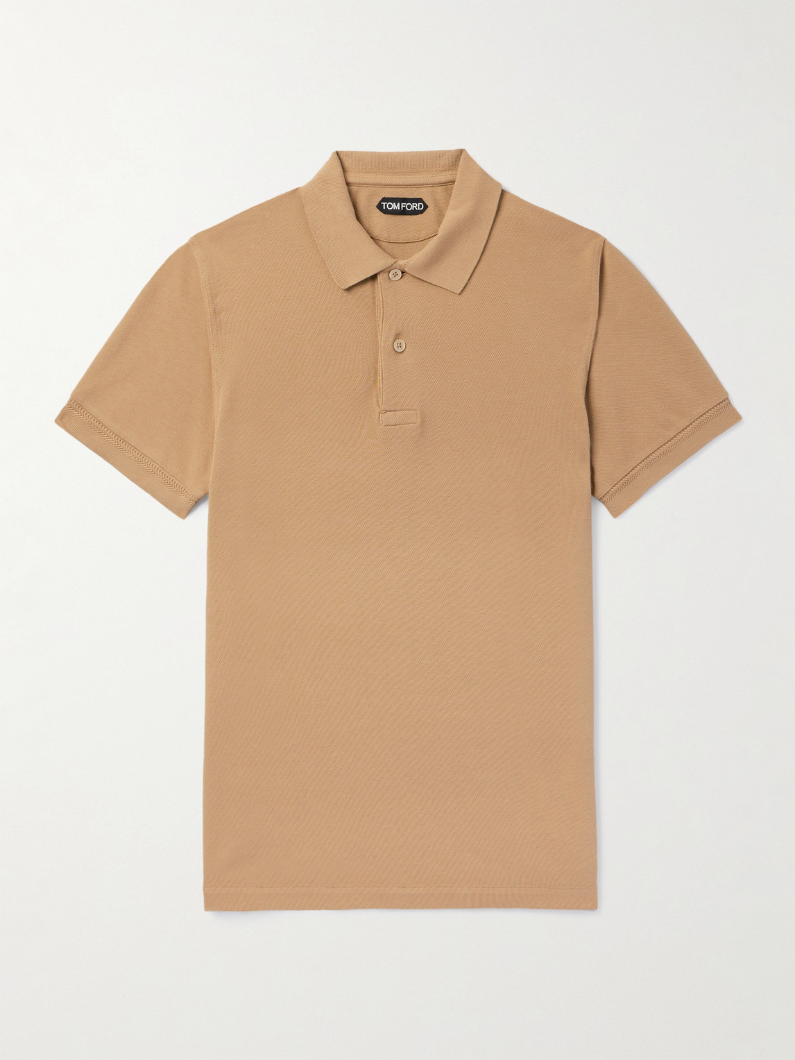 Tom Ford Garment-Dyed Cotton-Piqué Polo Shirt - Men
