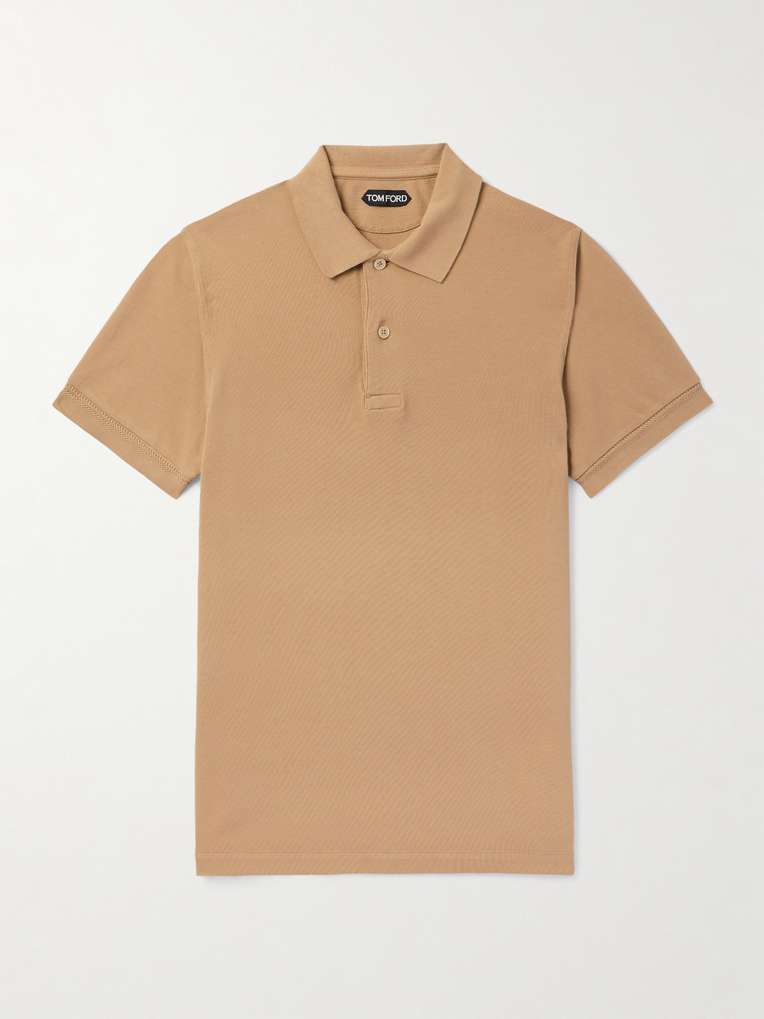 Tom Ford — Garment-Dyed Cotton-Piqué Polo Shirt