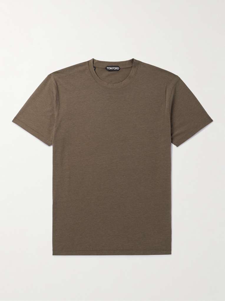 Tom Ford — Slim-Fit Lyocell and Cotton-Blend Jersey T-Shirt
