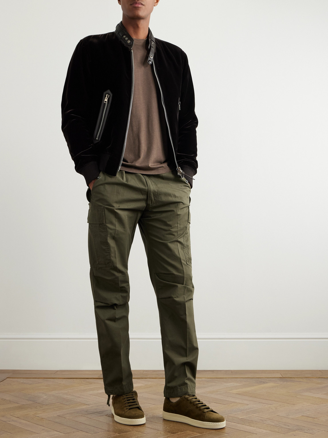 Tom Ford Short Sleeved Crewneck T-shirt In Multi