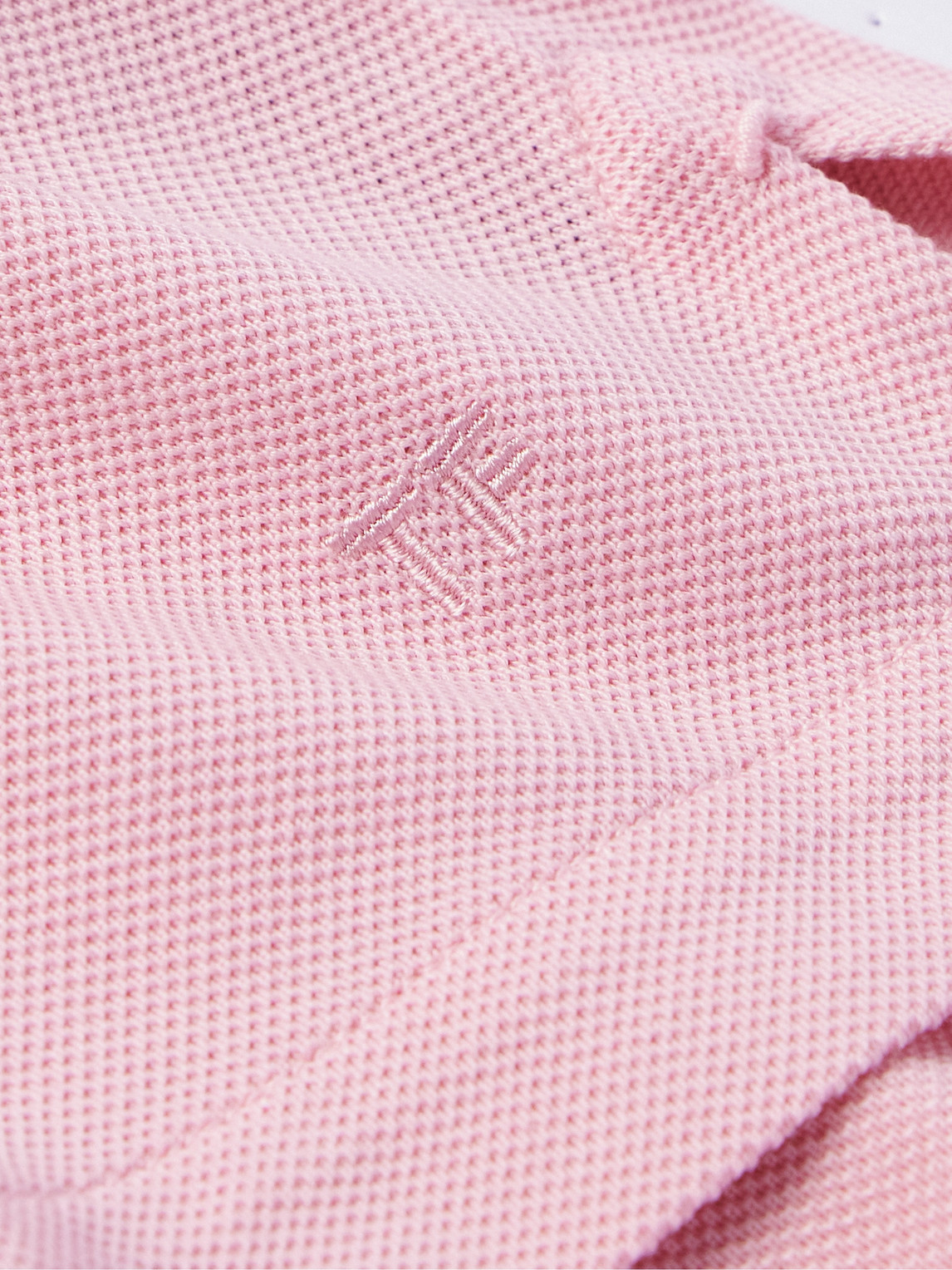 Tom Ford Pimk Short-sleeves Polo In Cotton Piquet Jersey Man In Pink