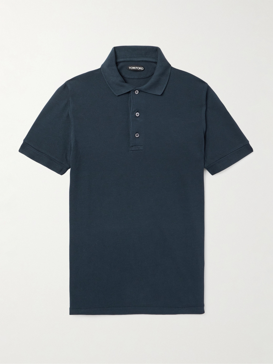Tom Ford Lyocell and Cotton-Blend Piqué Polo Shirt - Men