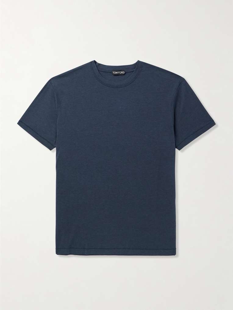 Tom Ford — Slim-Fit Lyocell and Cotton-Blend Jersey T-Shirt