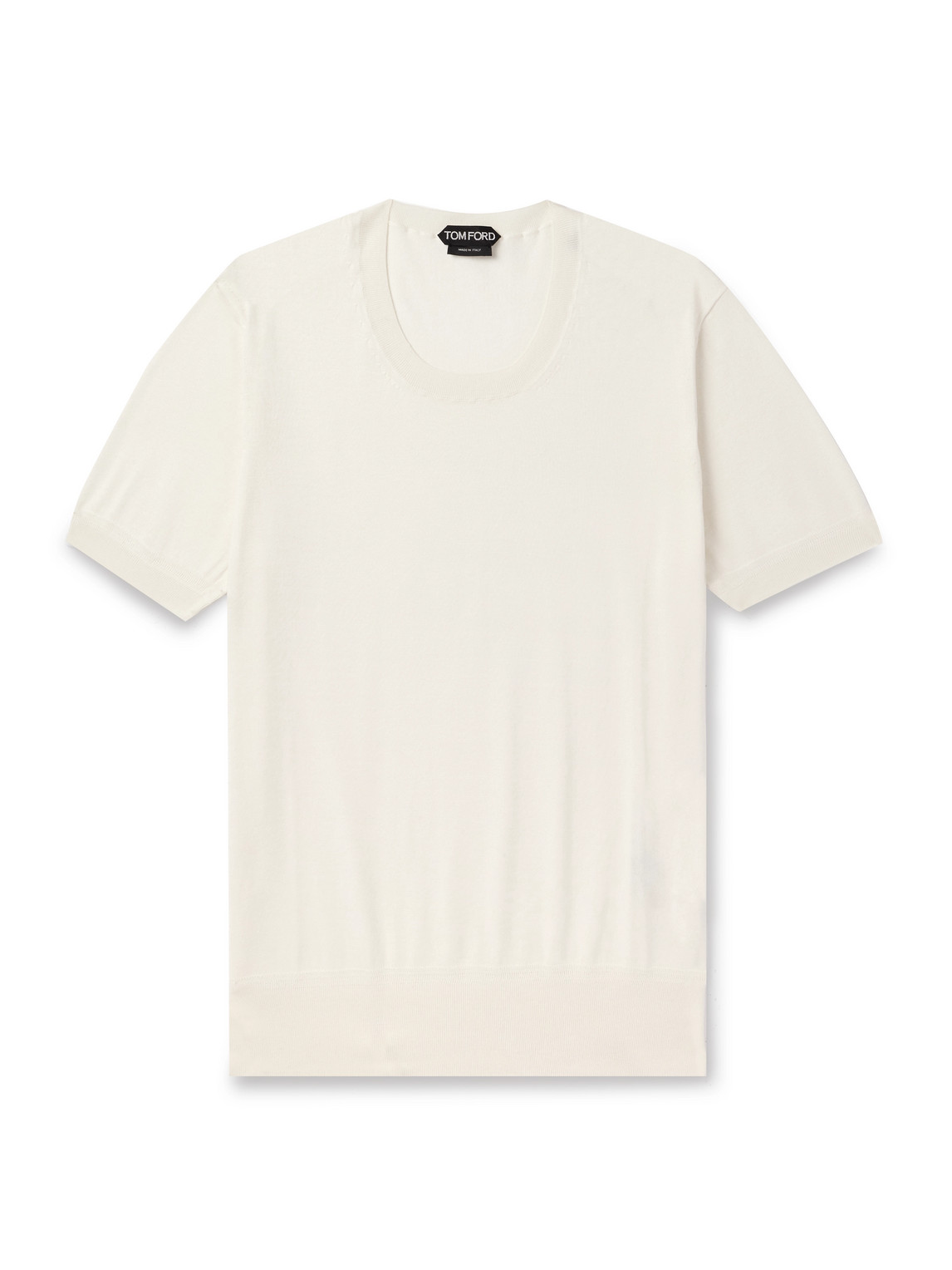 Tom Ford Slim-fit Cotton T-shirt In White