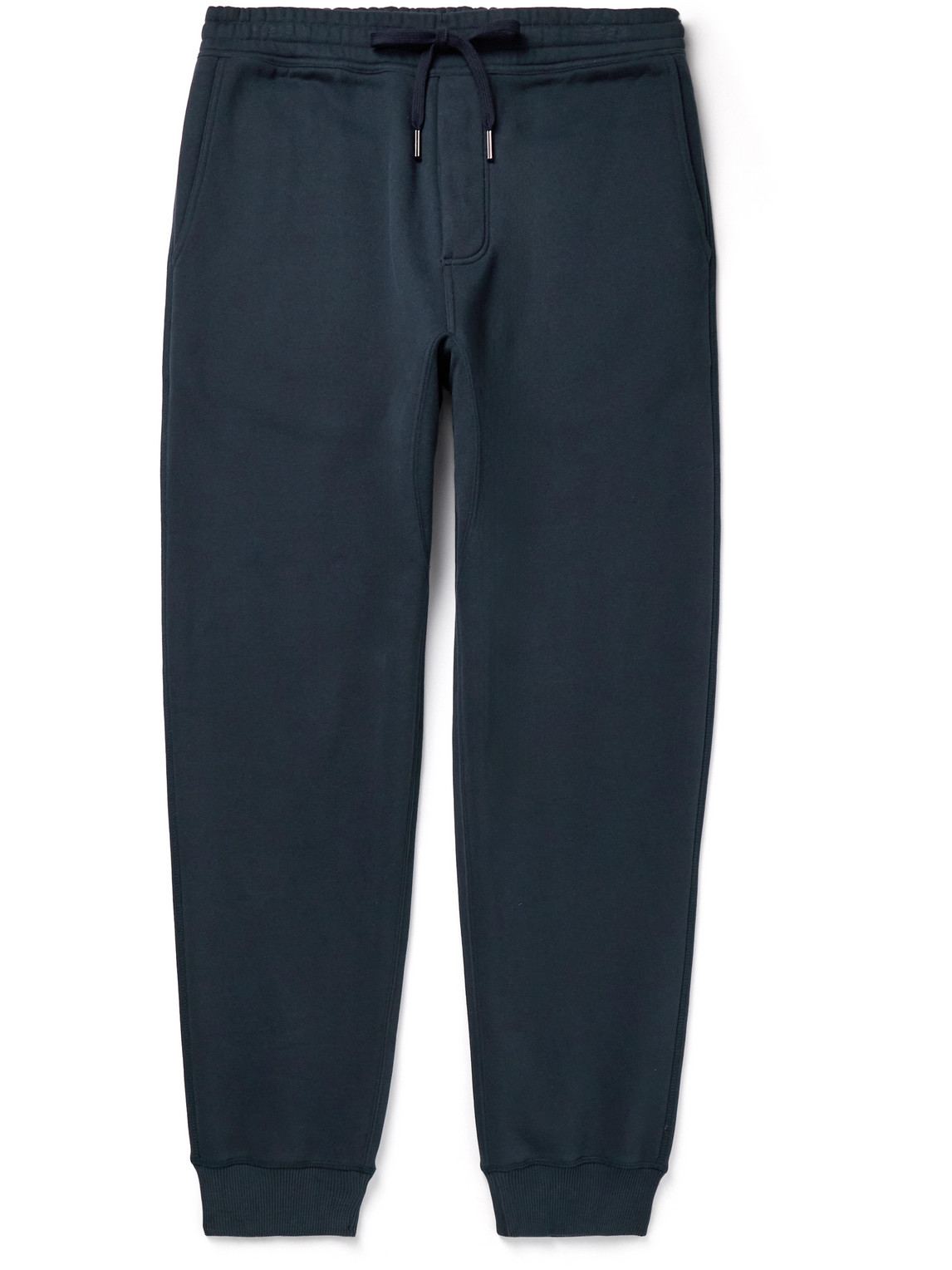 Tapered Cotton-Blend Jersey Sweatpants