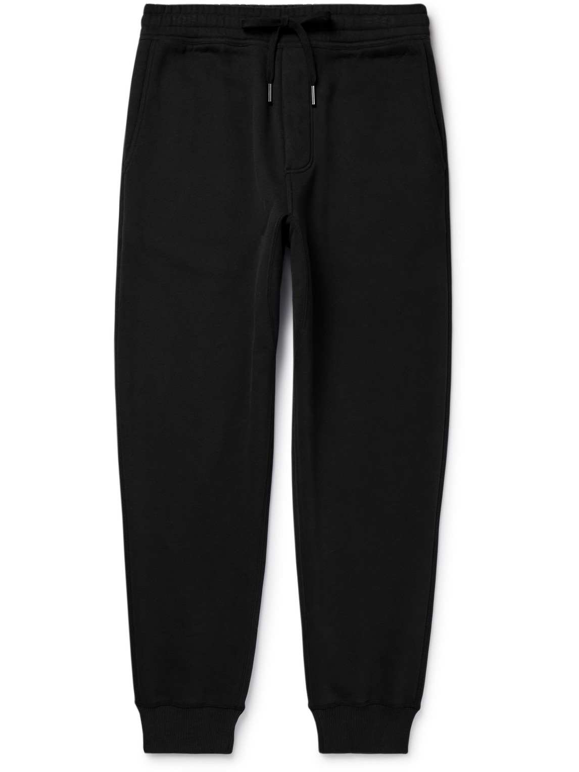 Tapered Cotton-Blend Jersey Sweatpants