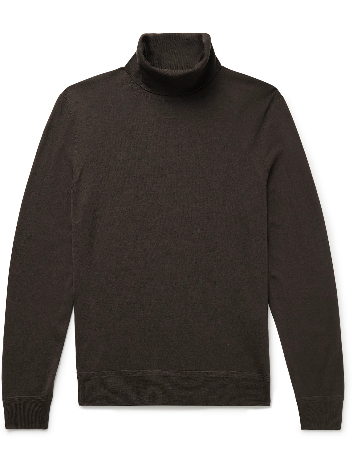 Tom Ford Wool Rollneck Sweater In Green