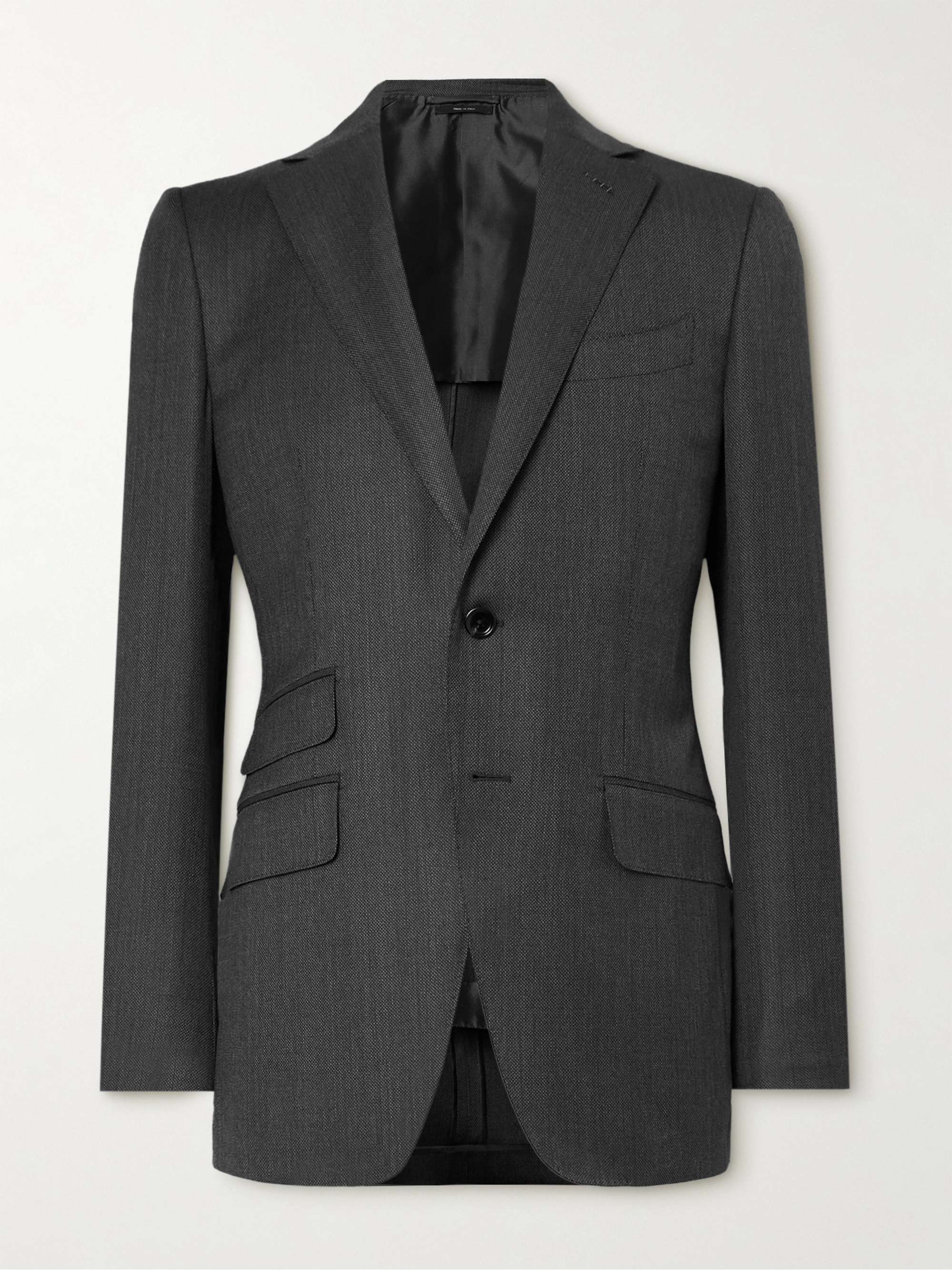 TOM FORD O'Connor Birdseye Textured-Wool Suit Jacket for Men