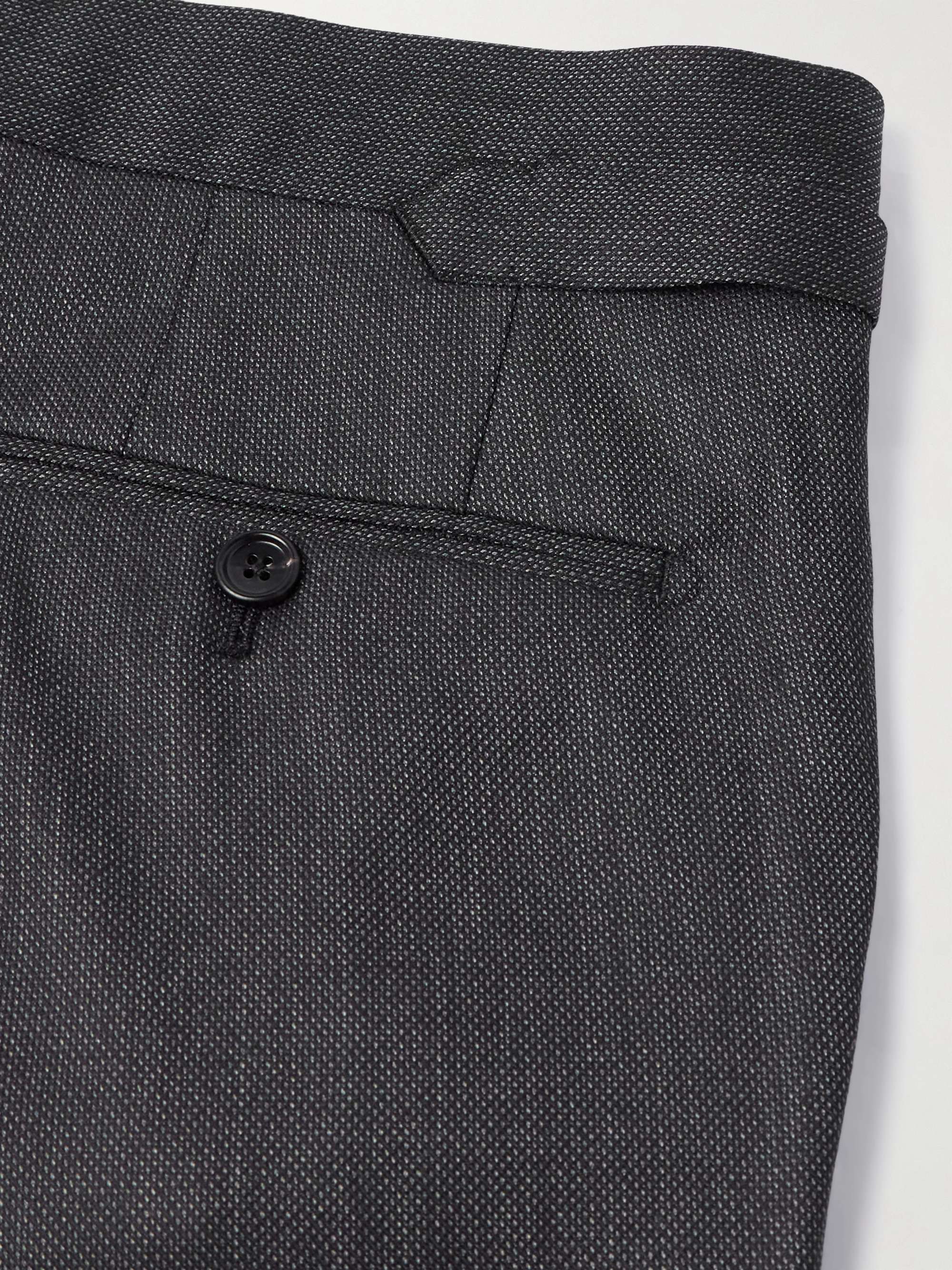 TOM FORD O'Connor Tapered Birdseye Textured-Wool Suit