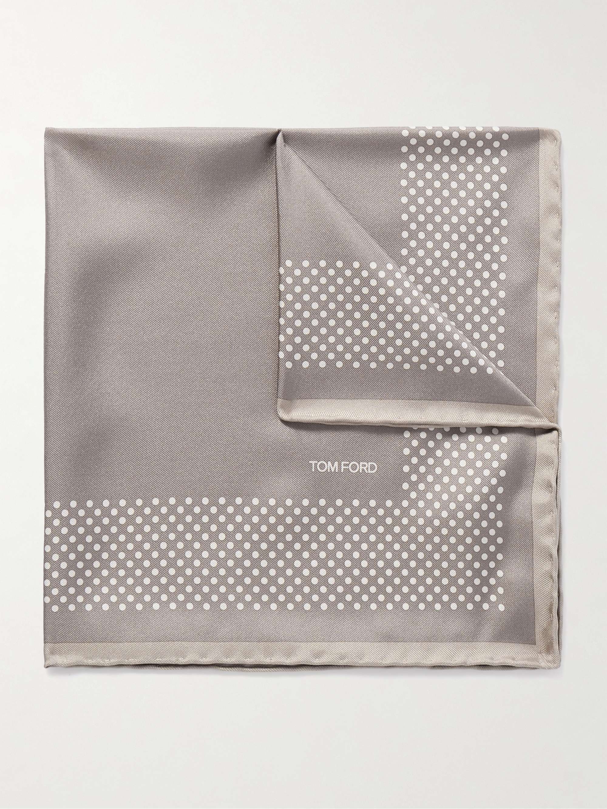 Silver Solid Twill Pocket Square Silver Solid Twill Pocket Square
