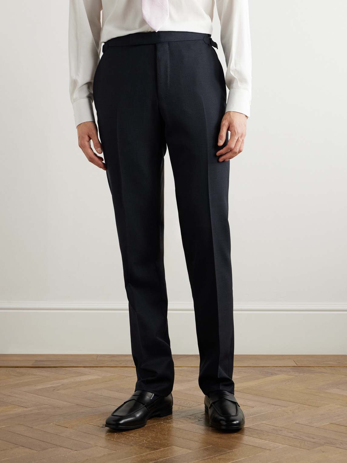 TOM FORD - O'Connor Straight-Leg Textured Stretch-Wool Suit