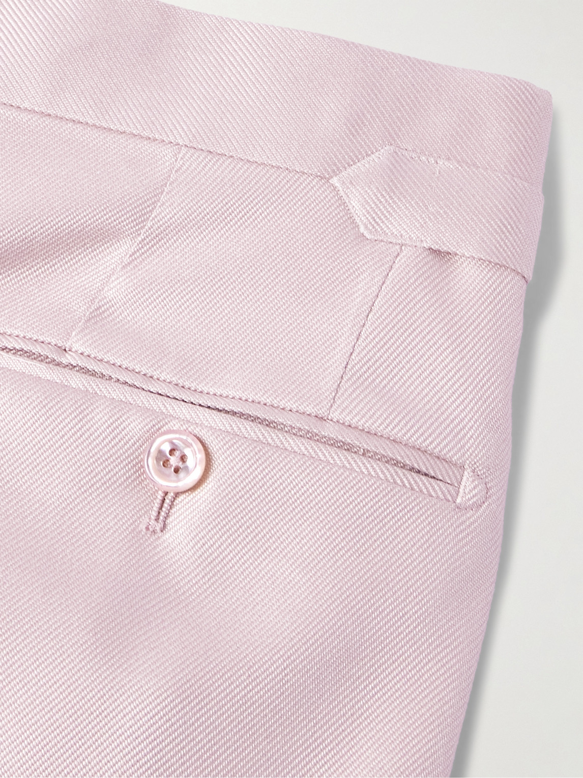 TOM FORD O'CONNOR STRAIGHT-LEG SILK-TWILL SUIT TROUSERS
