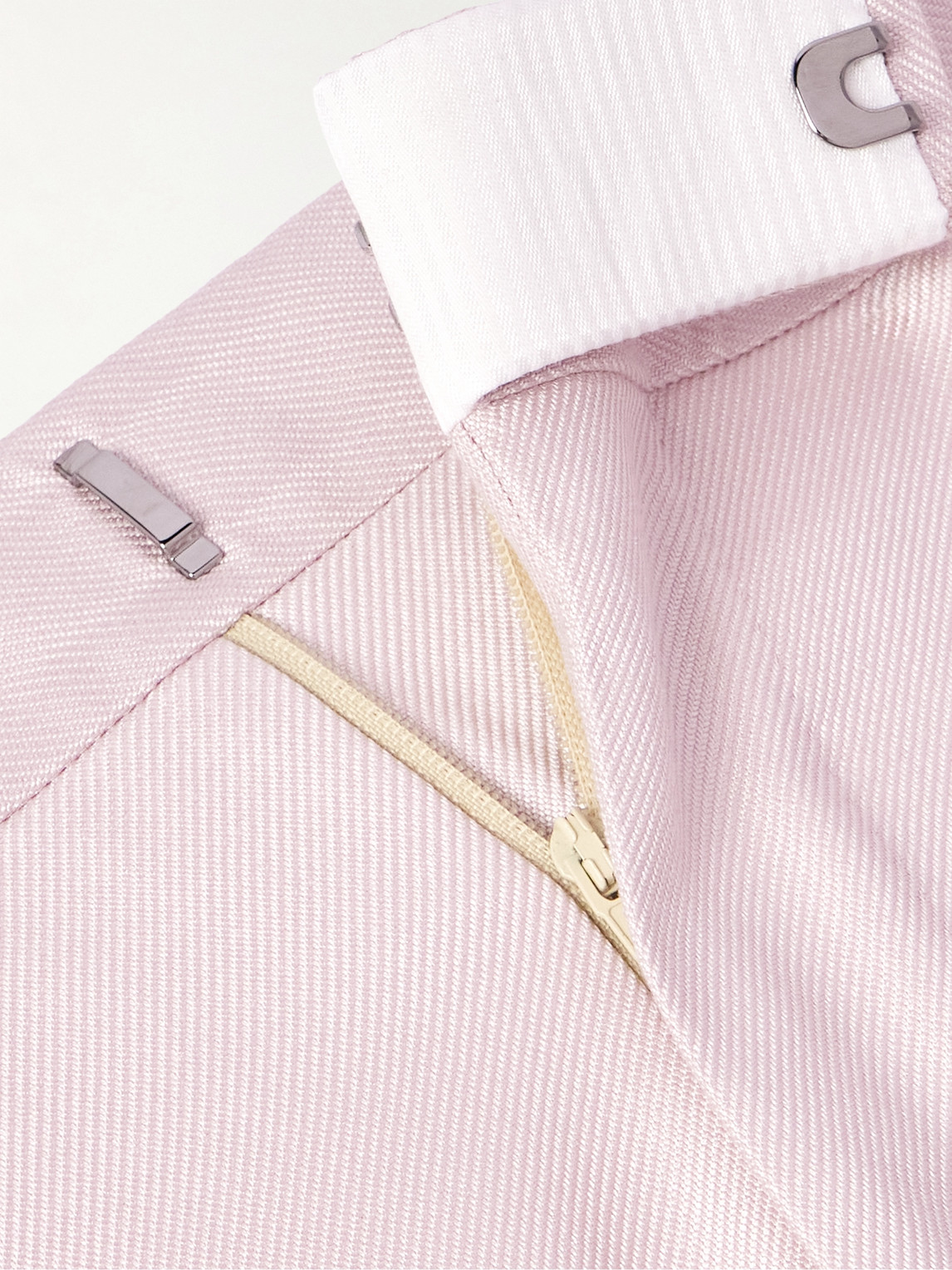 TOM FORD O'CONNOR STRAIGHT-LEG SILK-TWILL SUIT TROUSERS