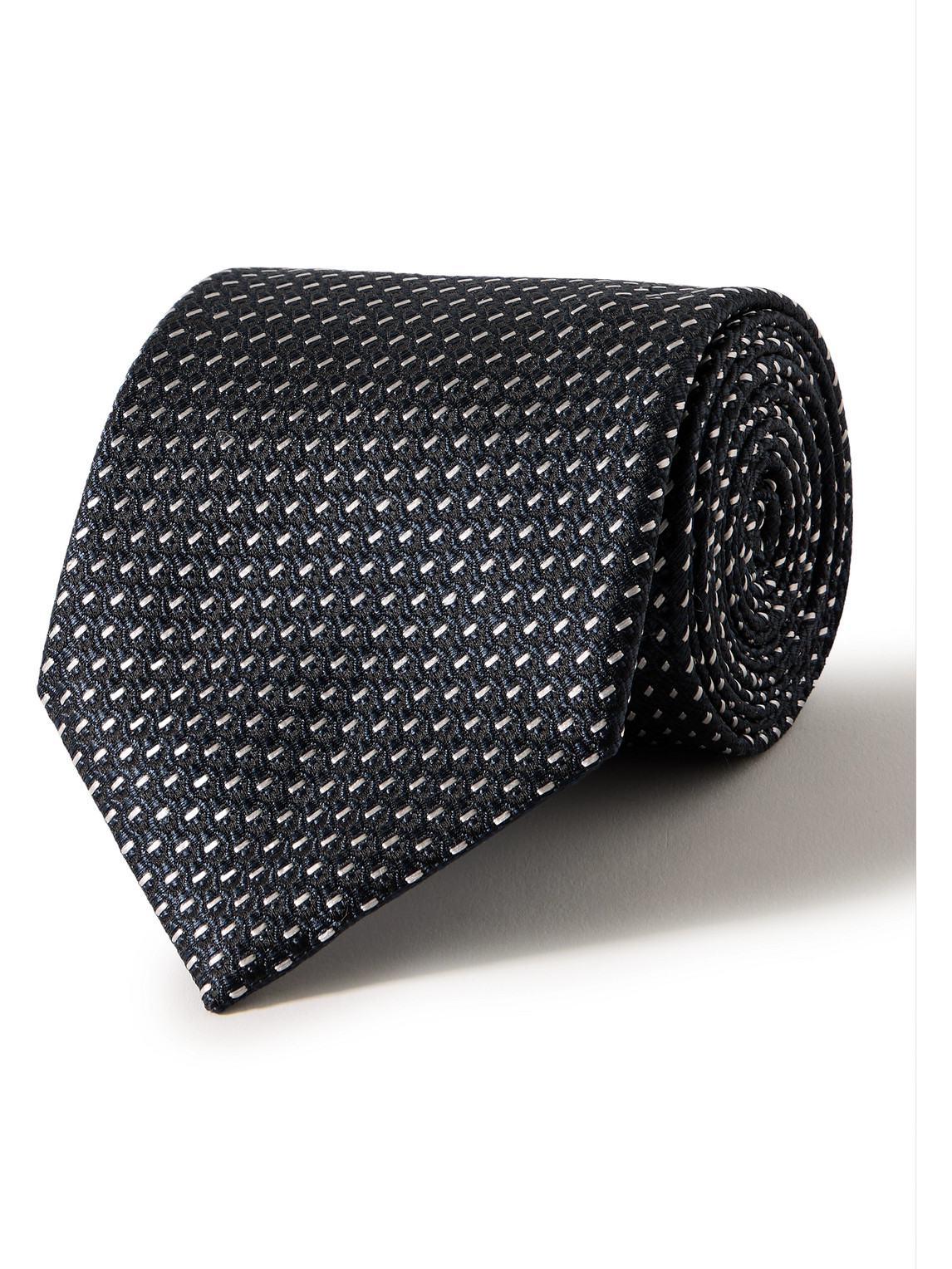 Tom Ford 8cm Silk-jacquard Tie In Blue