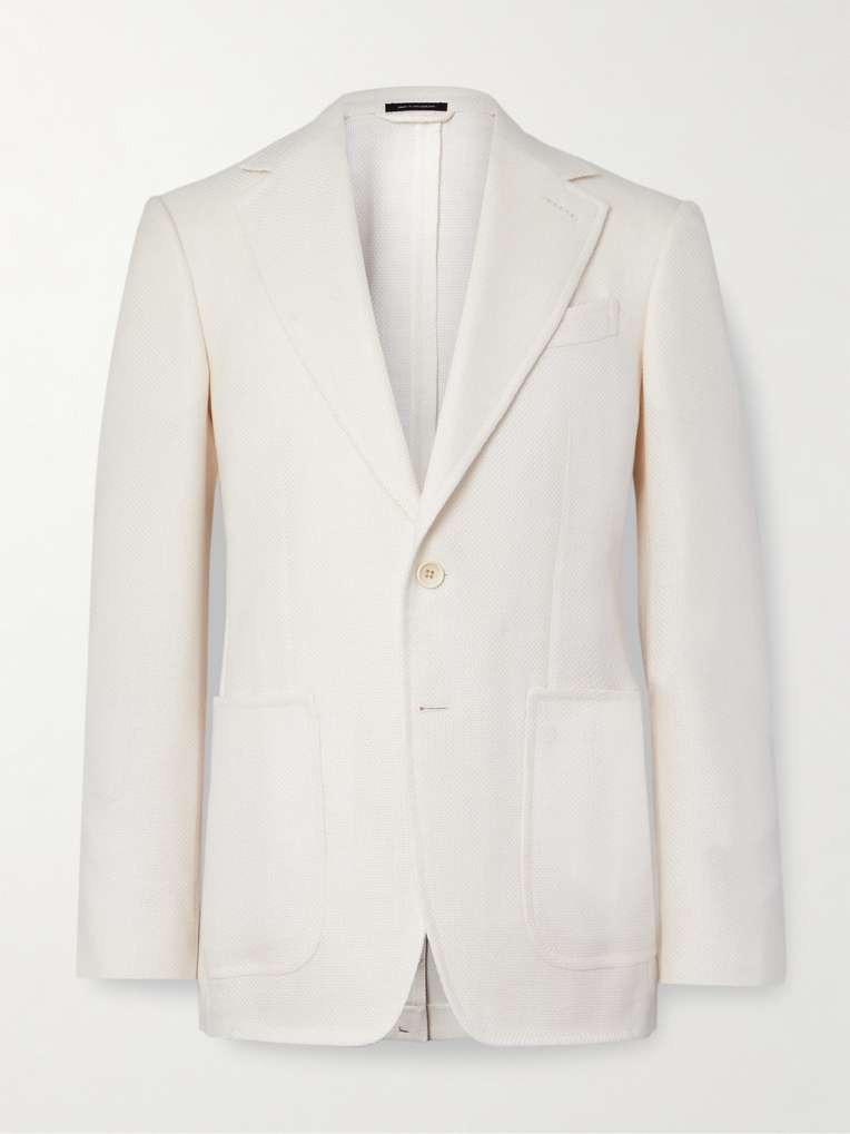 Tom Ford — Shelton Wool, Mohair, Silk and Linen-Blend Blazer