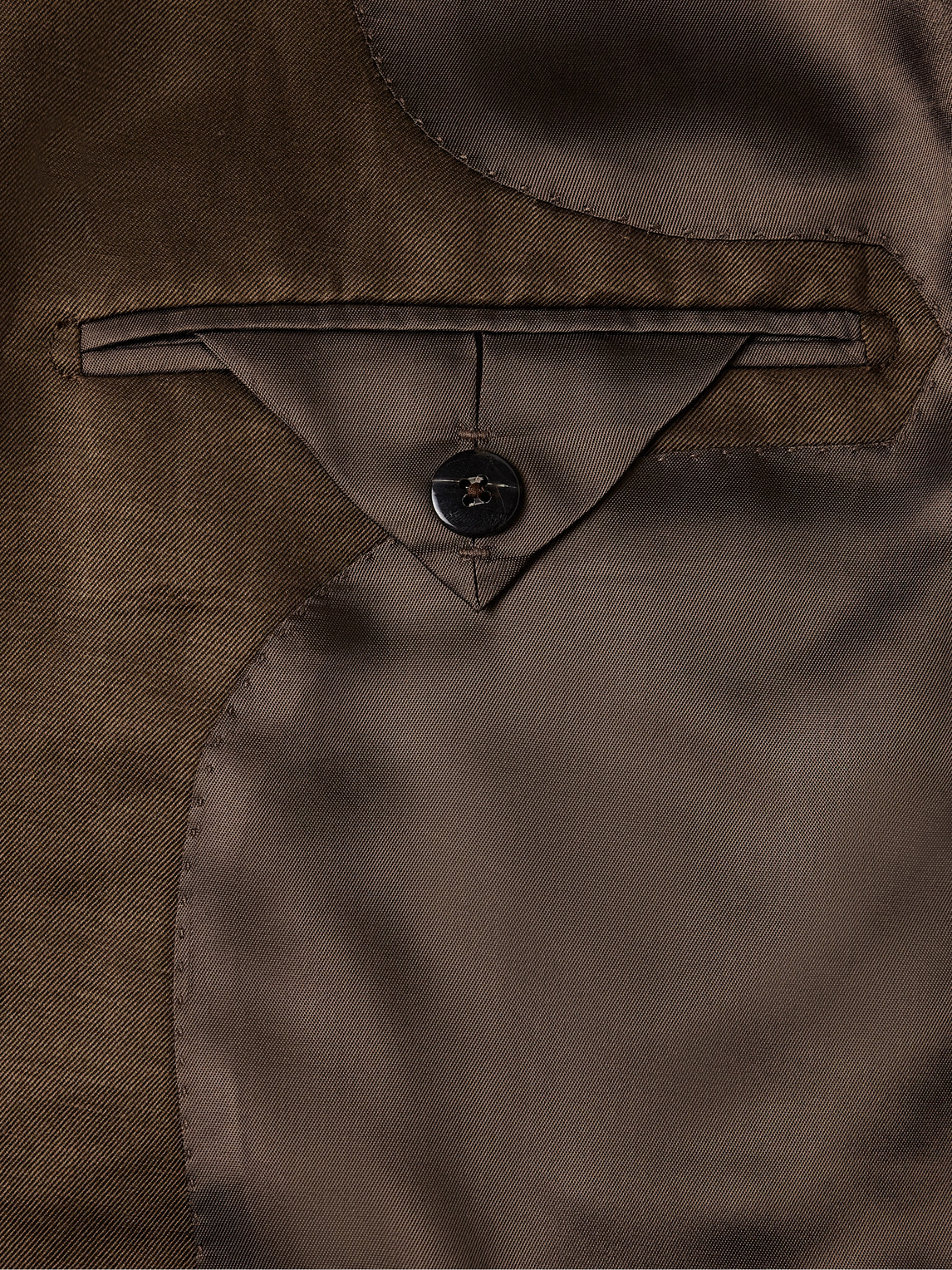 Tom Ford Dyllan Silk-blend Twill Suit Jacket In Brown