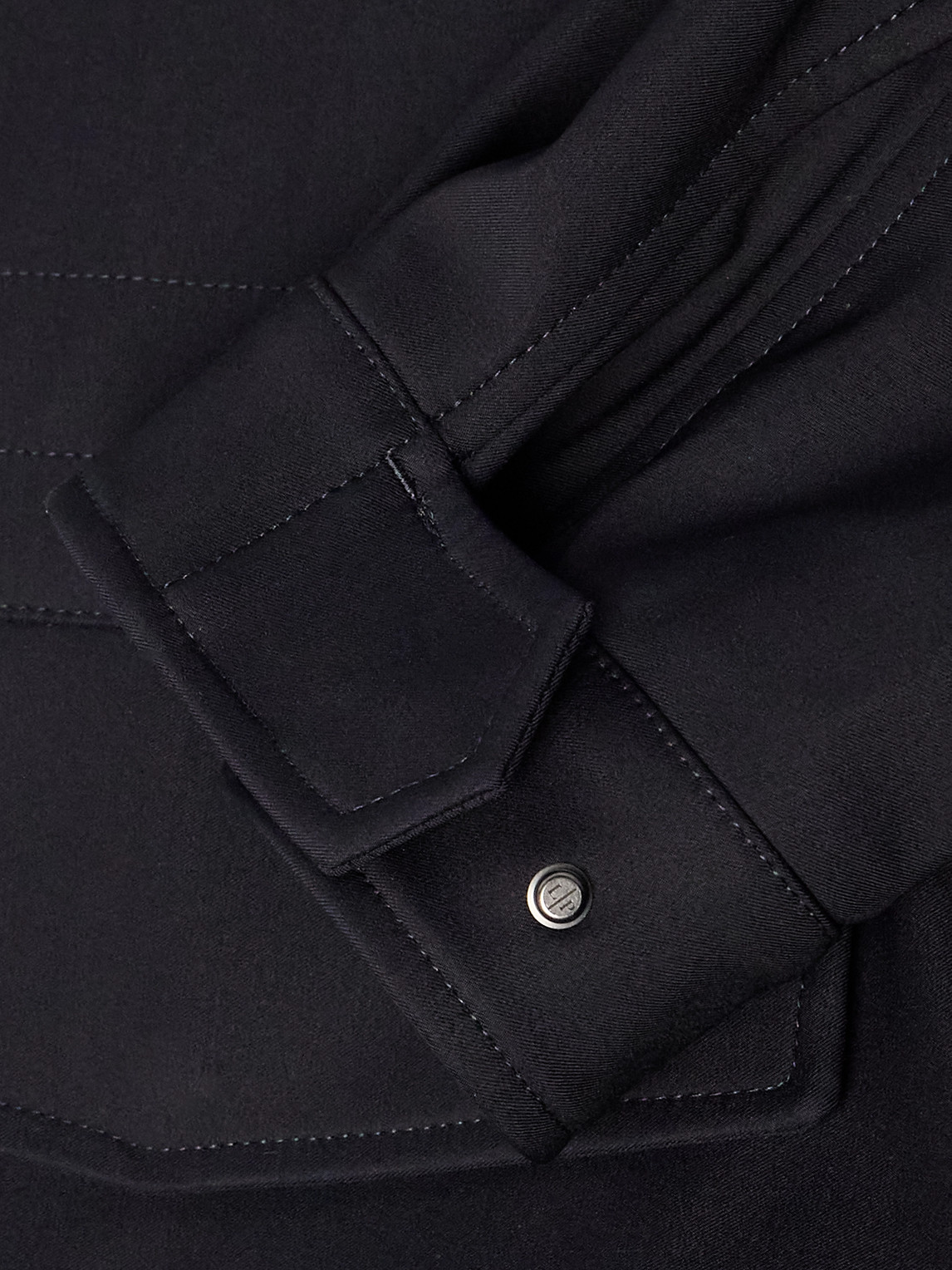  Loro Piana - Traveller Logo-appliquéd Bristol Clima System 3l Wool-blend Hooded Field Jacket - Men - Blue - M 