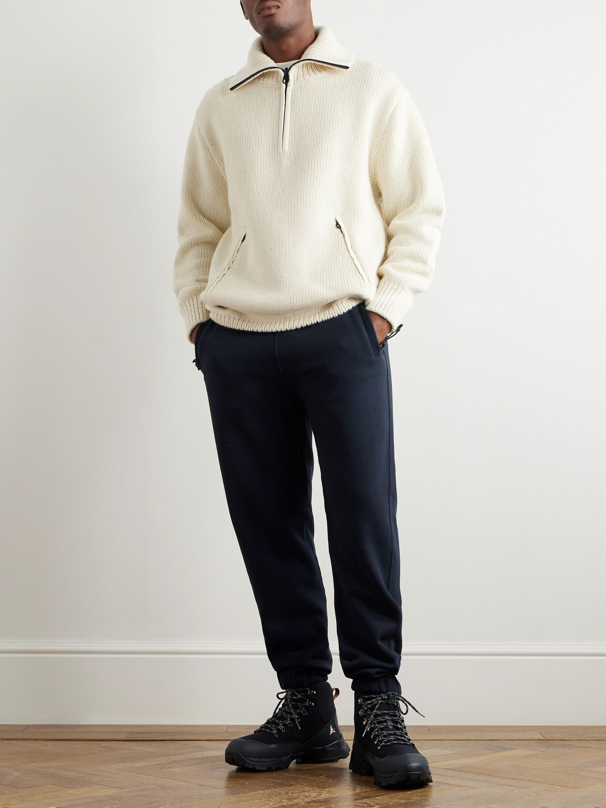 Vogel Tapered Cotton and Cashmere-Blend Jersey Sweatpants — Image 7