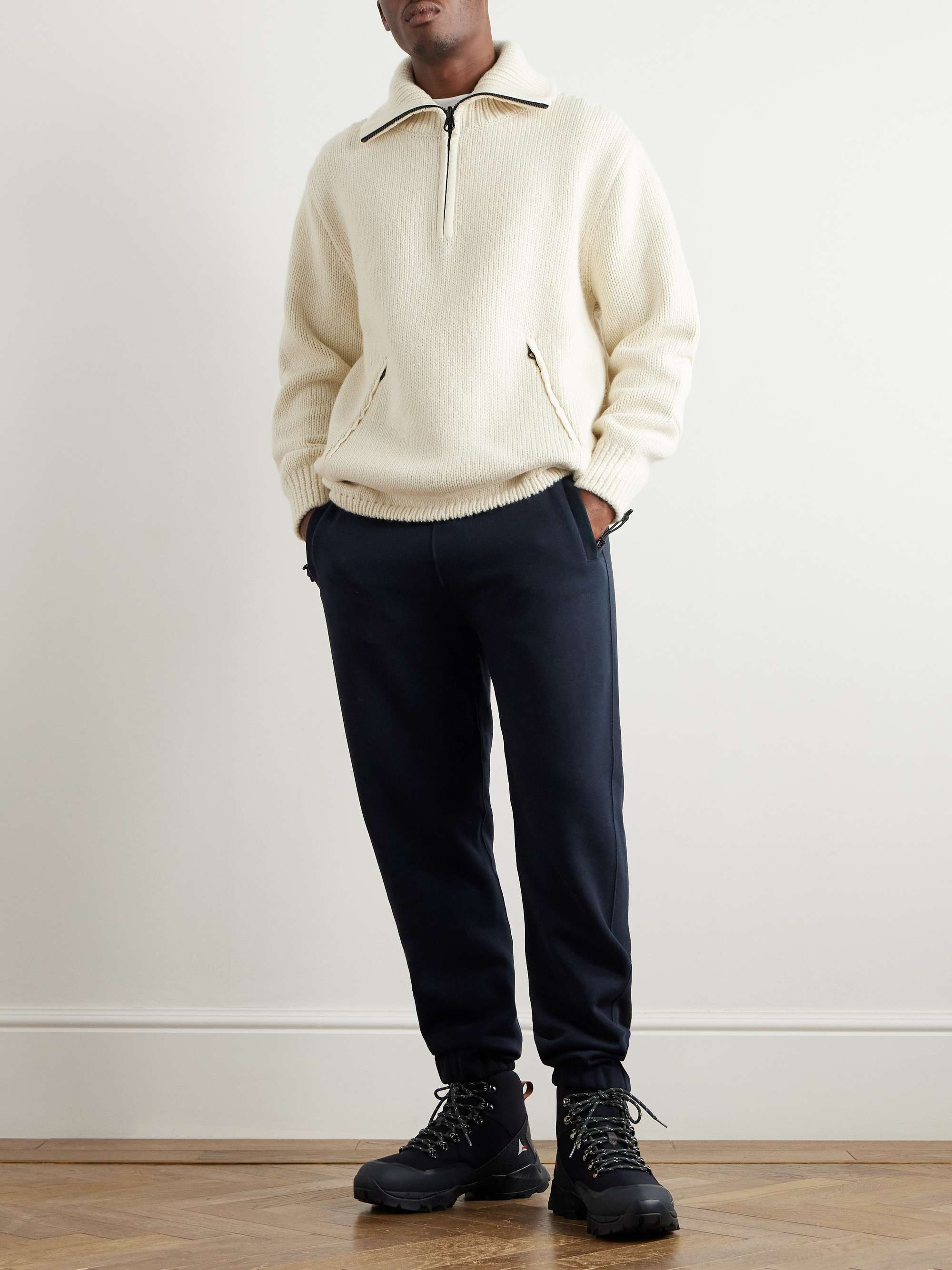 BALENCIAGA テックジャージー&シェル レイヤード ワイド BALENCIAGA テックジャージー&シェル レイヤード ワイド