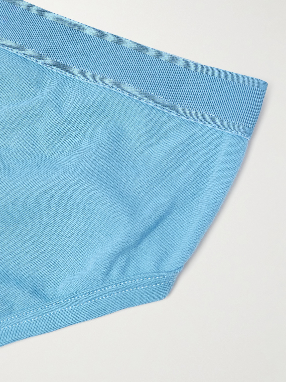 Tom Ford Stretch-cotton Briefs In Blue