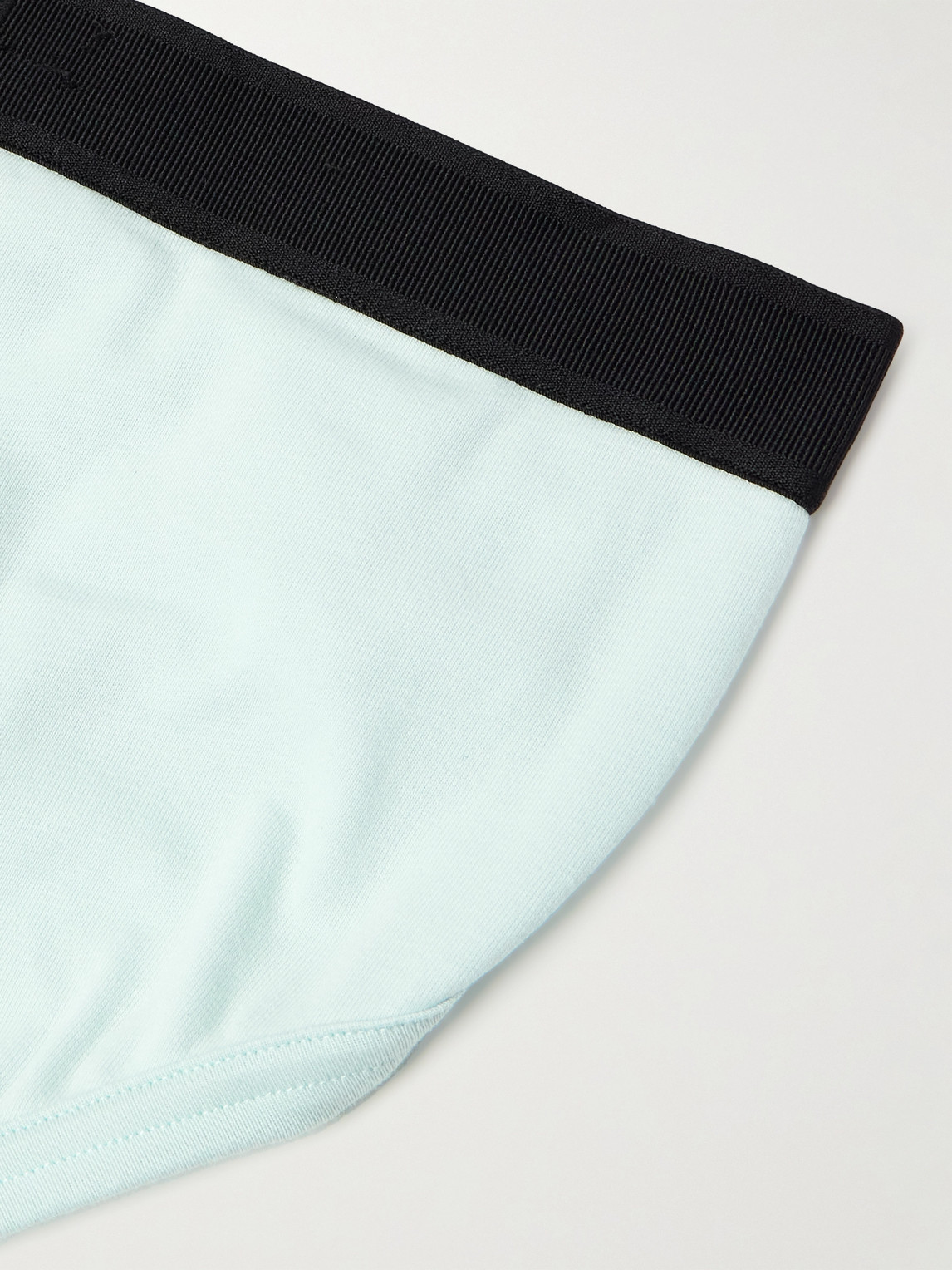 Tom Ford Stretch-cotton Briefs In Green