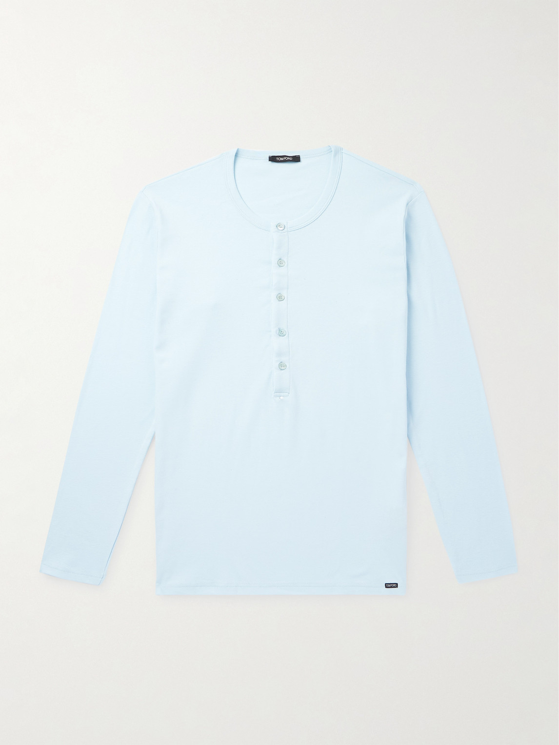 Tom Ford lim-Fit tretch-Cotton Jersey Henley Pyjama T-hirt - Men