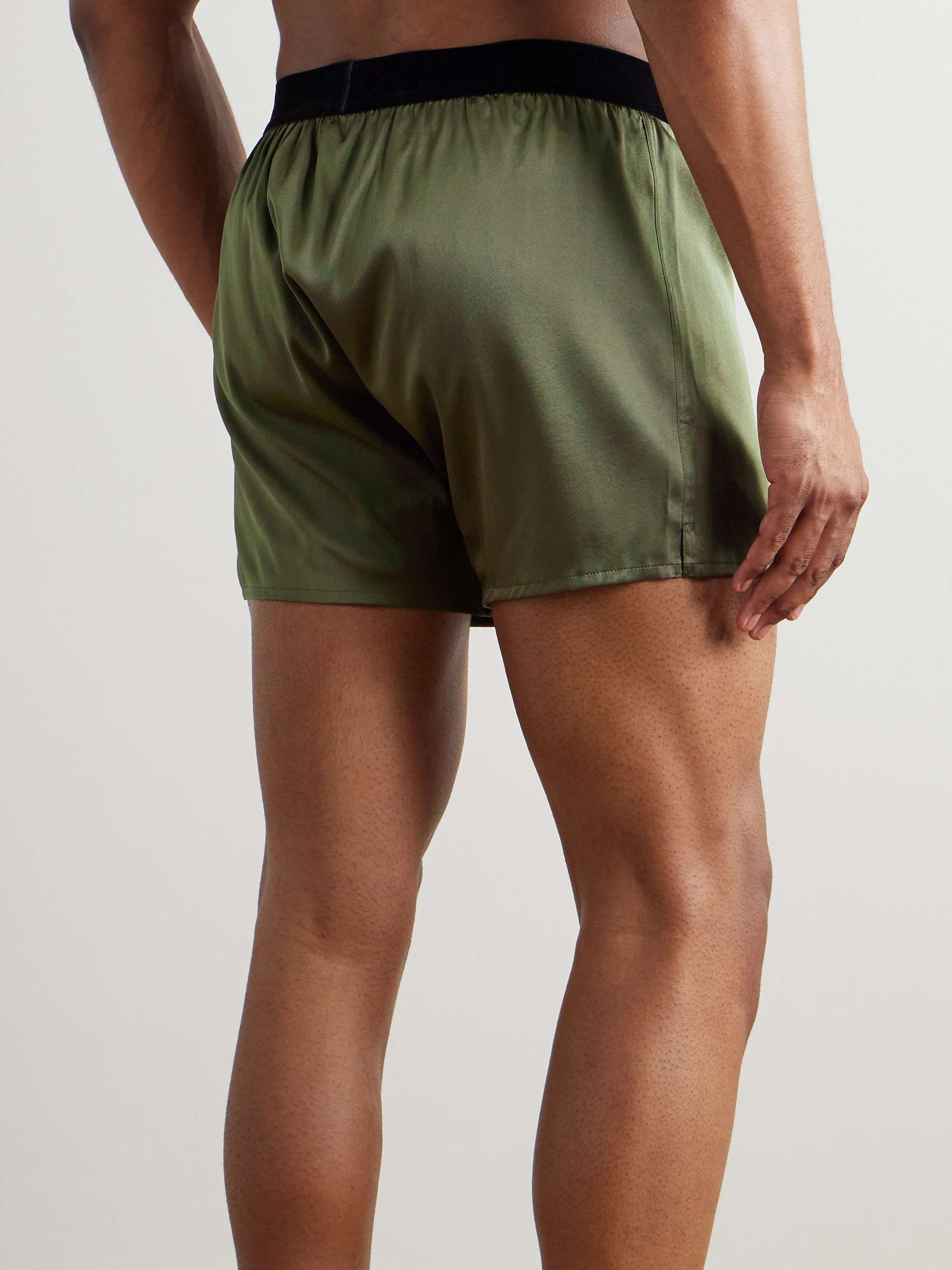 TOM FORD Stretch-Silk Satin Boxers