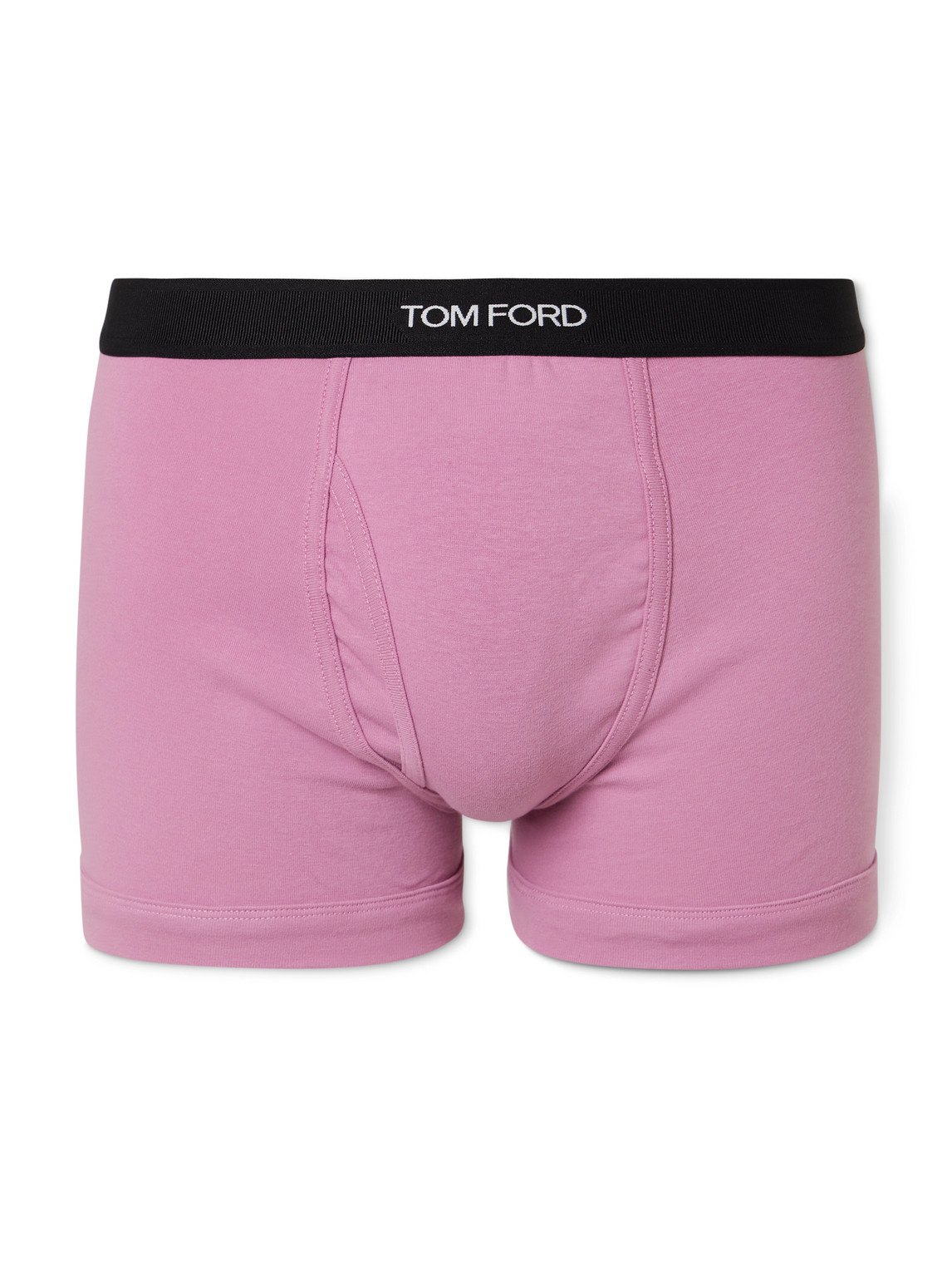 Tom Ford Stretch-cotton Boxer Briefs In Pink