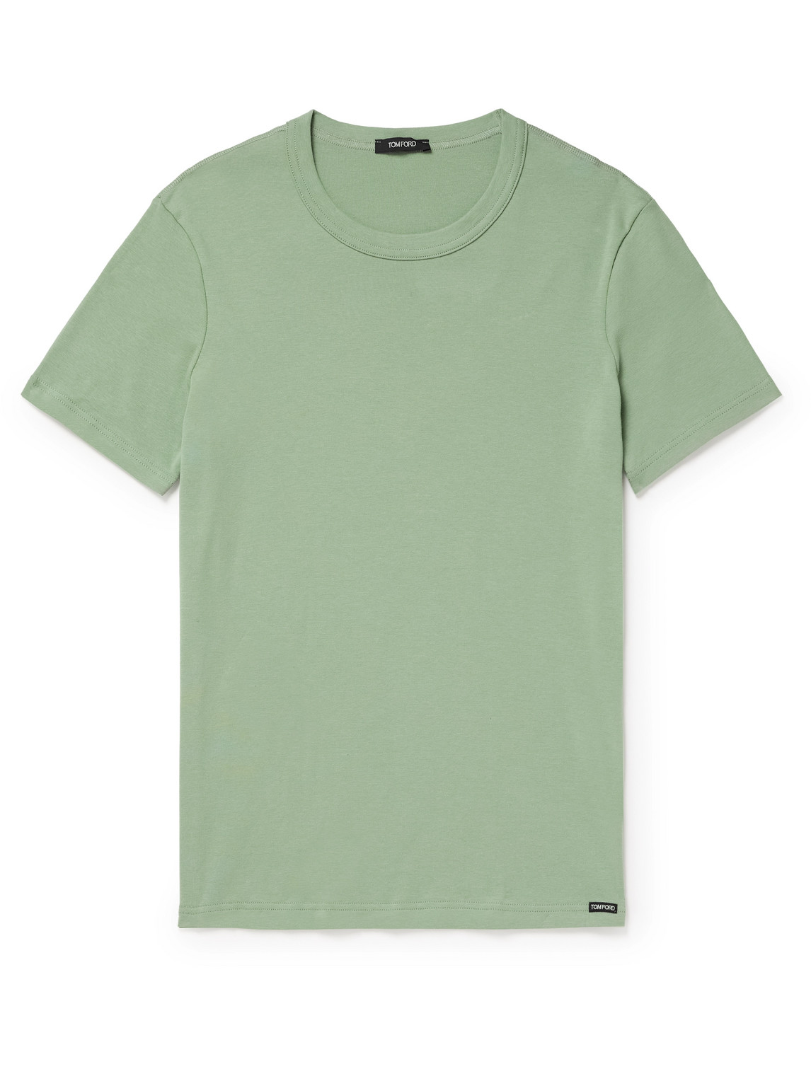 Tom Ford Slim-fit Stretch-cotton Jersey T-shirt In Green