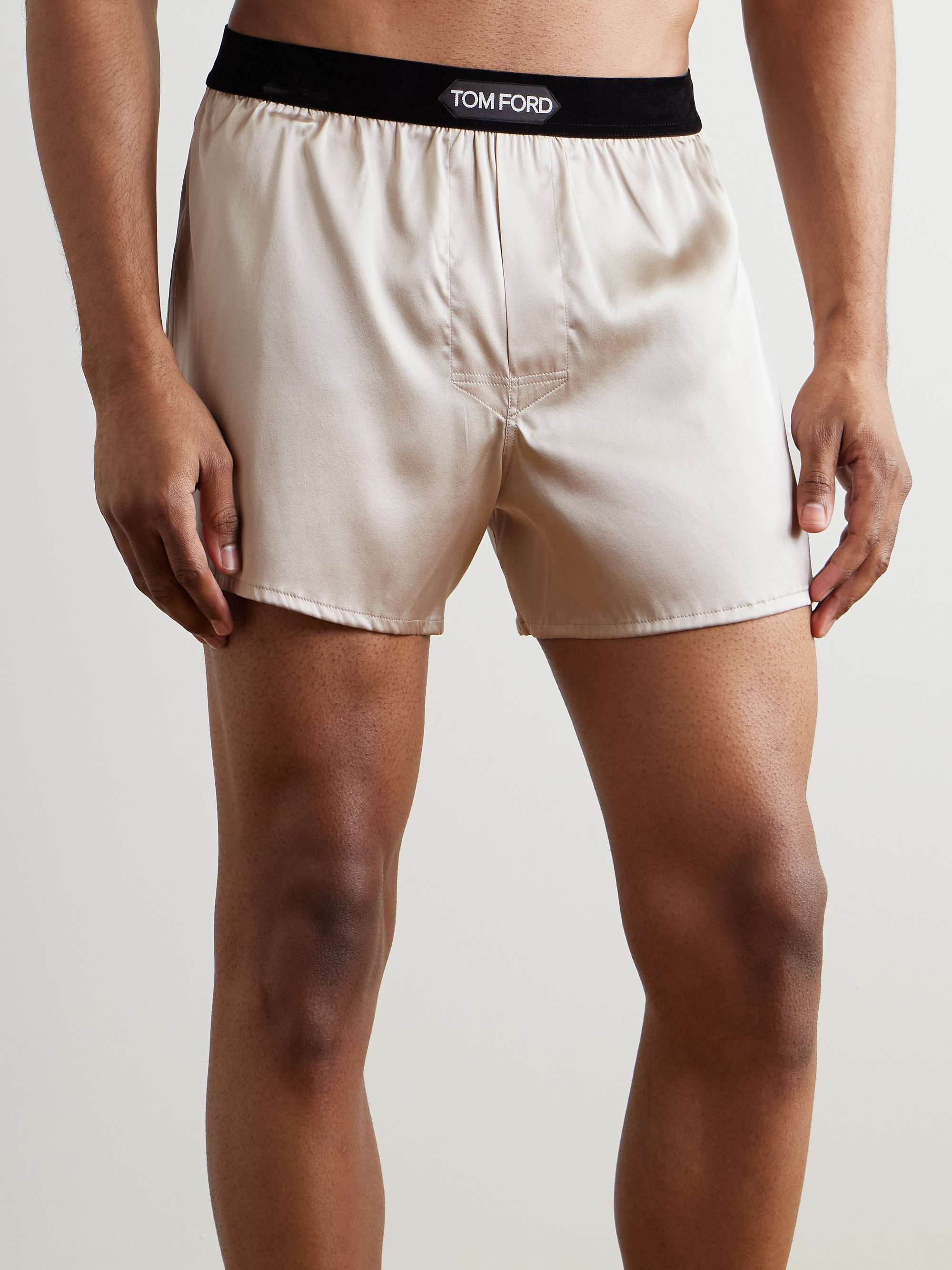 TOM FORD Stretch-Silk Satin Boxers