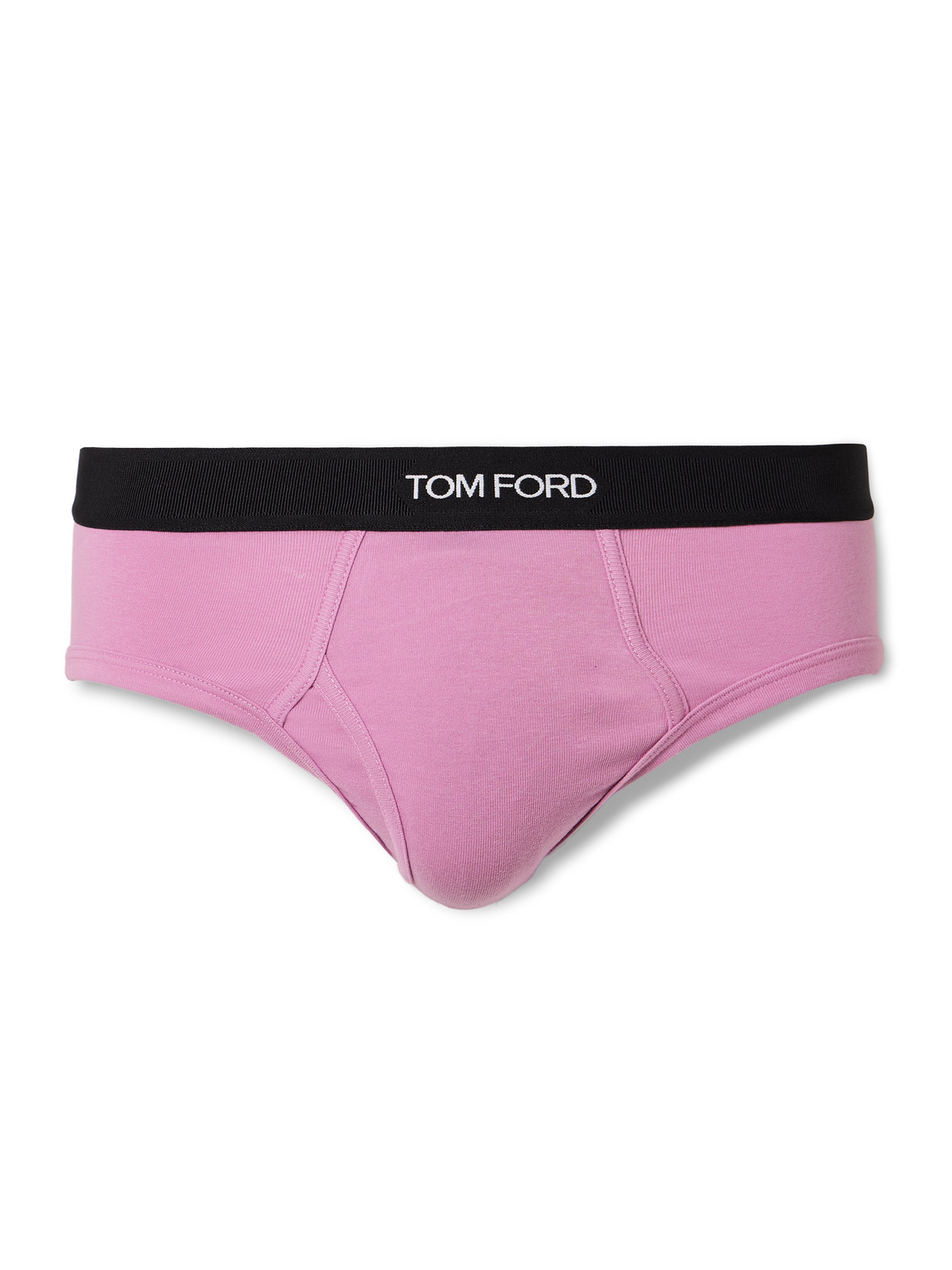 Tom Ford Stretch-cotton Briefs In Pink