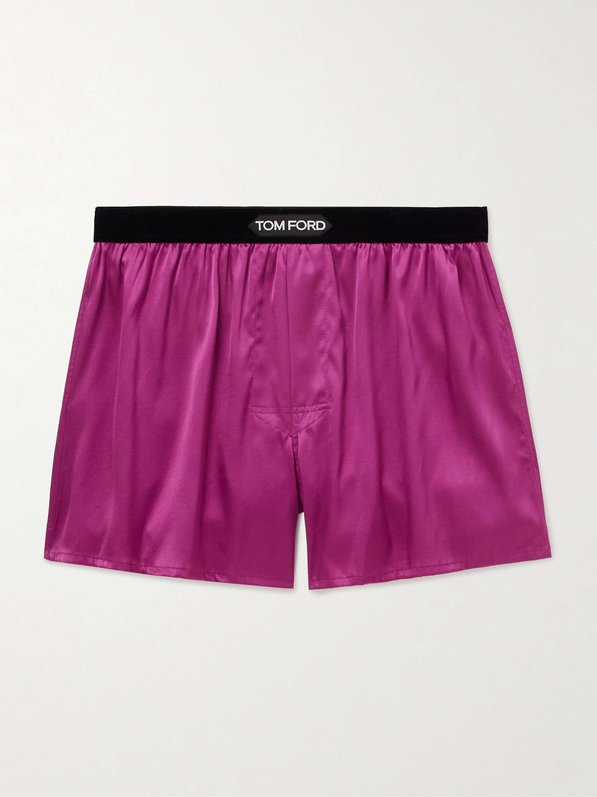 TOM FORD ストレッチシルクサテン ボクサーショーツ | ミスター